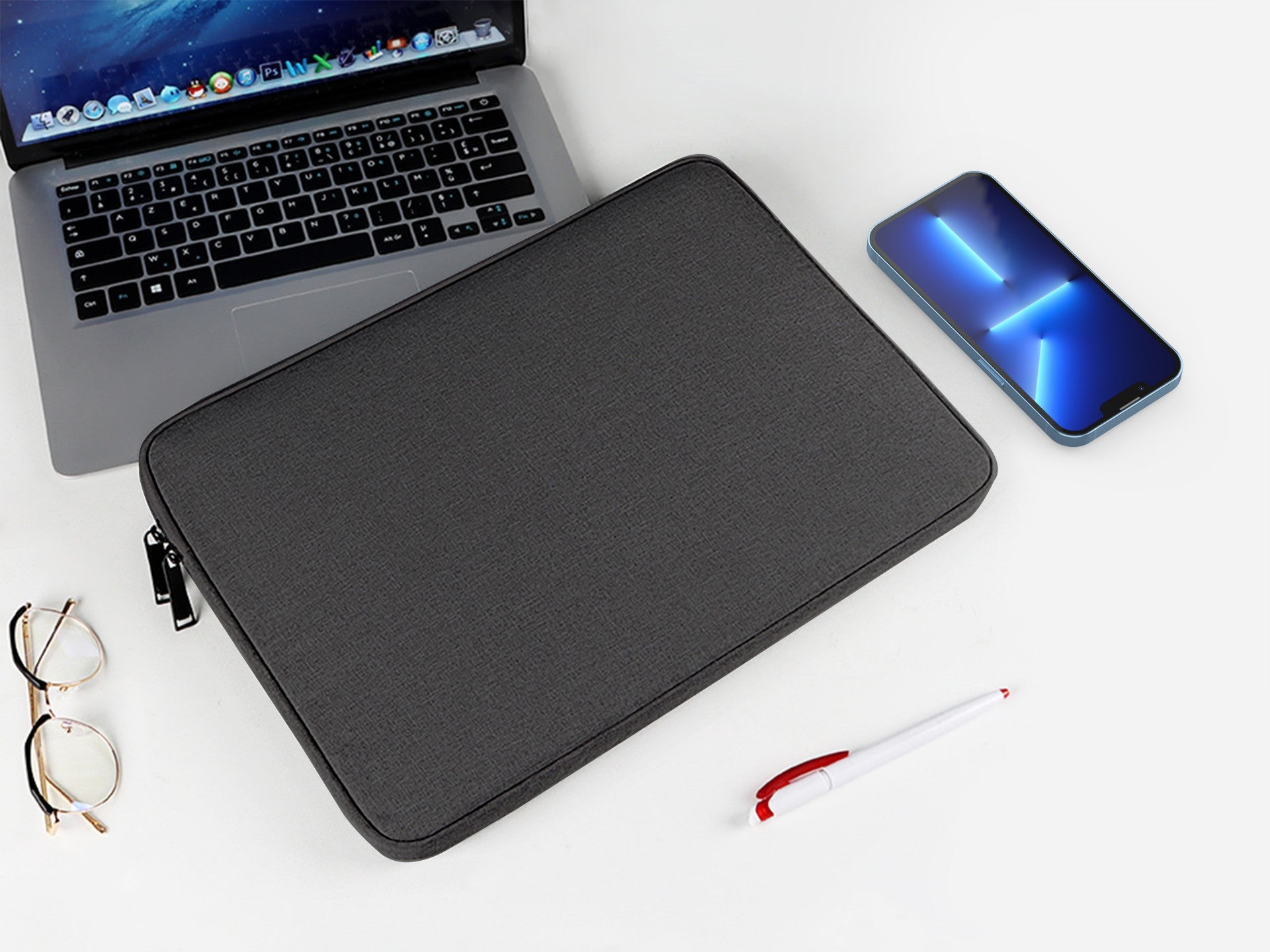 Techancy TW2777 Laptop Case, Black, 13.3-Inch, Tablet Case