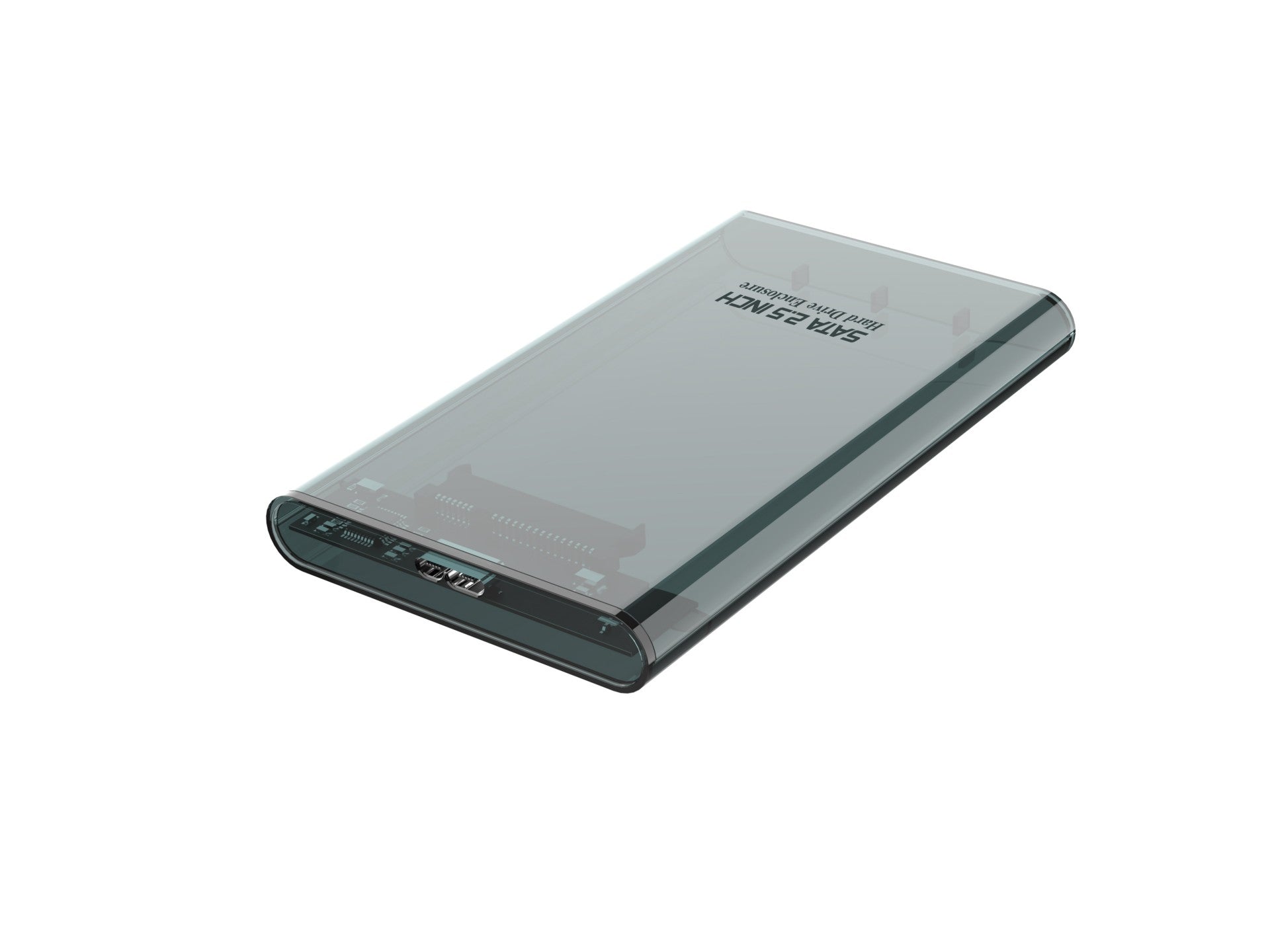 Techancy Estojo Externo de 2,5" SATA para HDD/SSD Preto MF1300, com USB3.0 de Alta Velocidade, Portátil