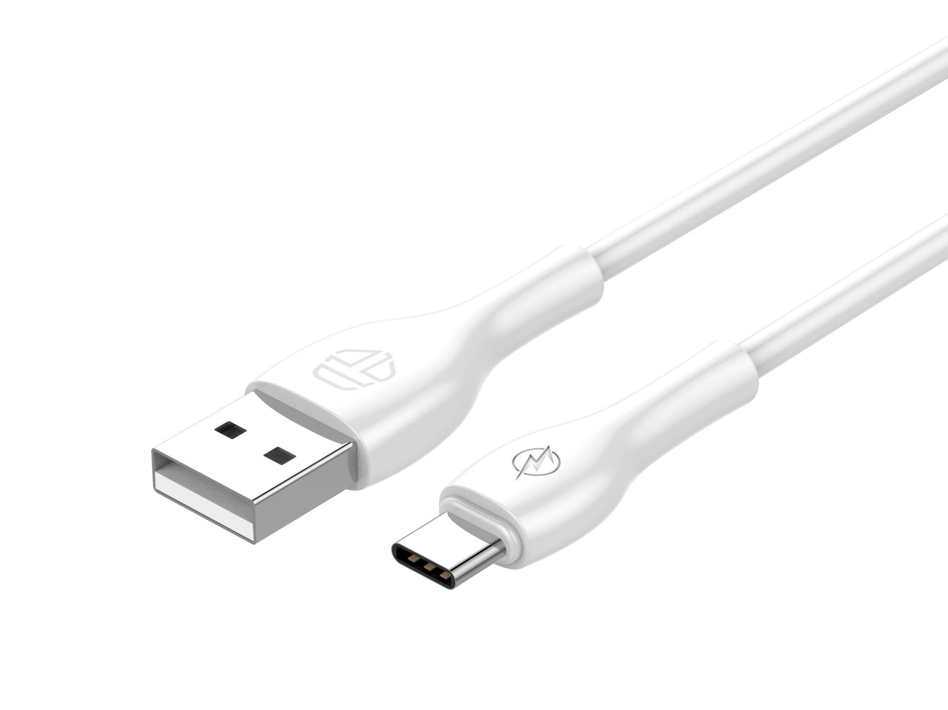 Techancy Cabo De Dados 1m Branco TB1727, Porta Usb Tipo C 3a De Carregamento Rápido, Adequado Para Muitos Dispositivos