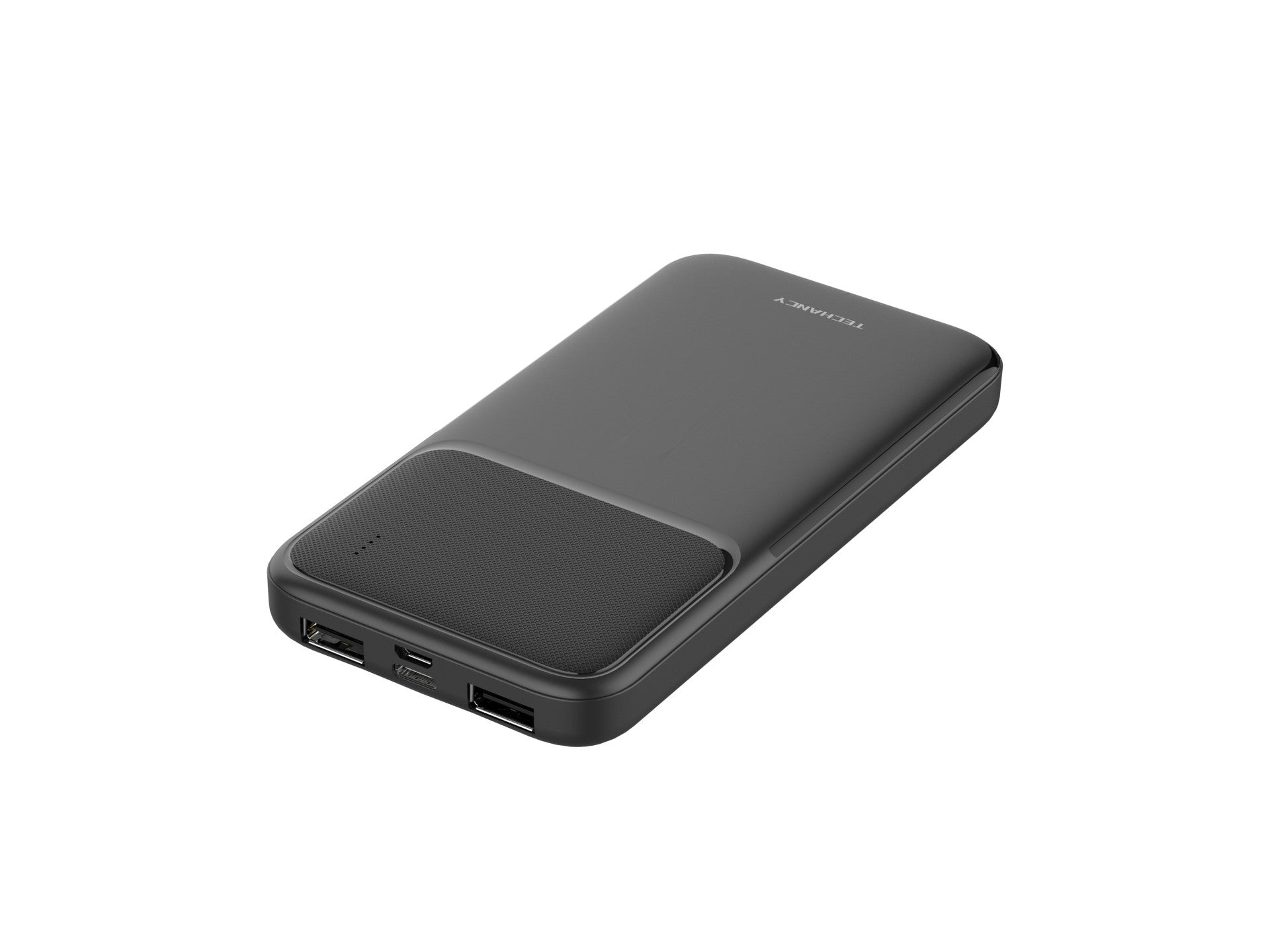 Techancy Power Bank 10000mah Negro TF2781, ¡Carga rápida de 10w para teléfonos inteligentes, tabletas y más!