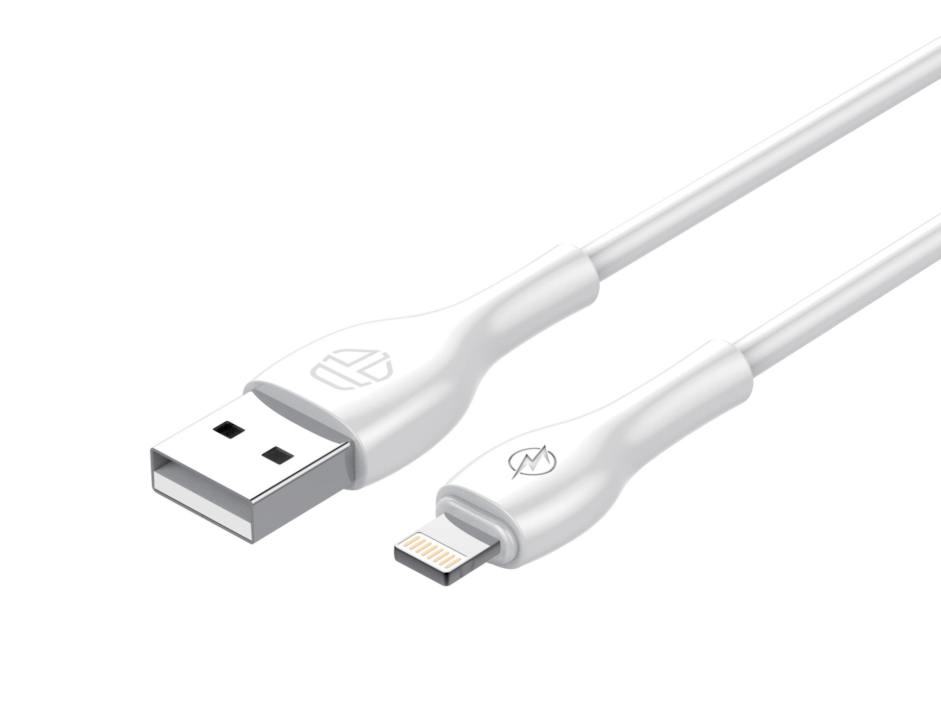 Techancy Cabo De Dados 1m Branco TB1673, Porta Usb Lightning 3a De Carregamento Rápido, Adequado Para Muitos Dispositivos