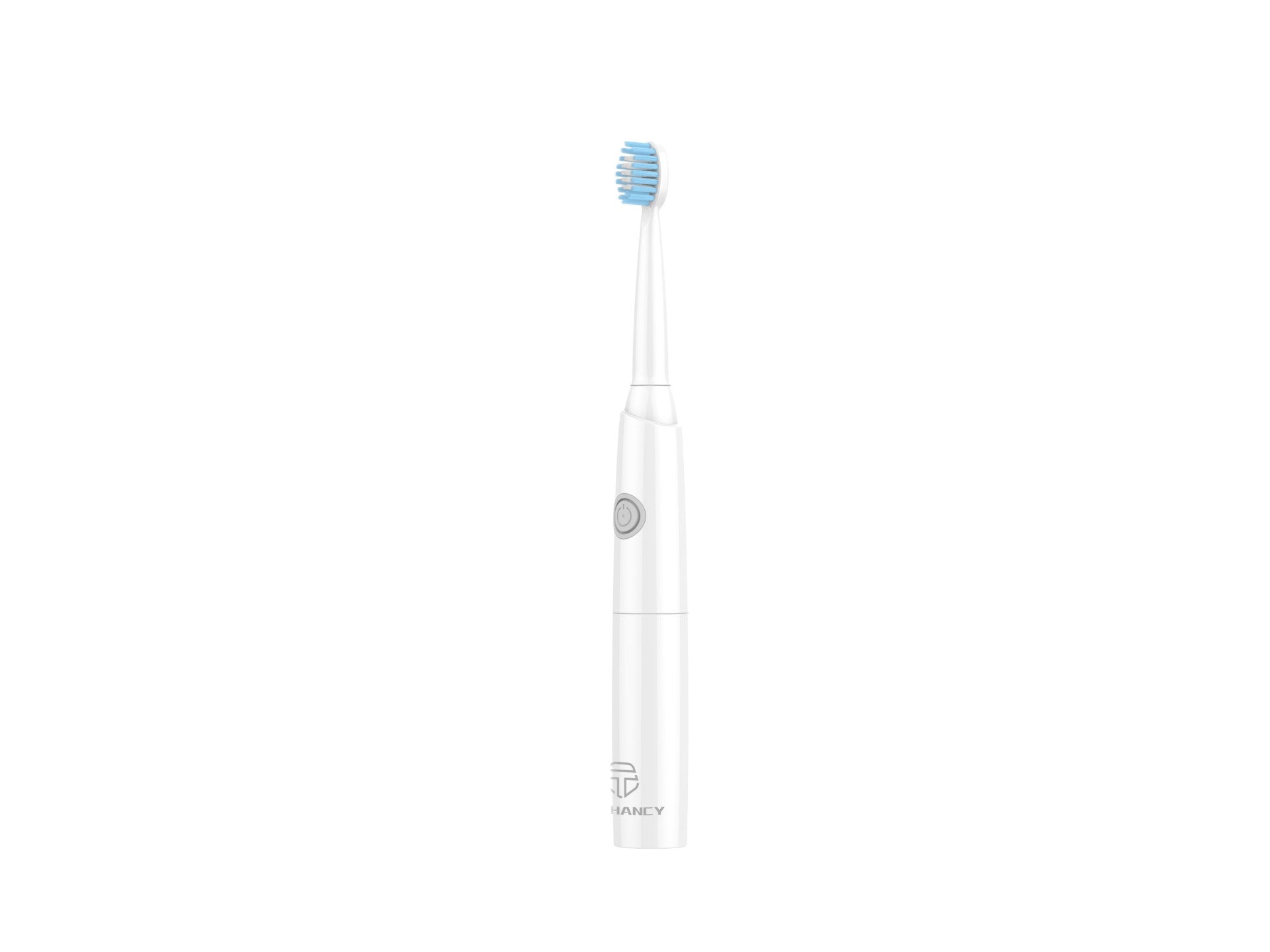 Techancy Escova De Dentes Eléctrica Branca KH6200, Limpa Dentes Com Vibração, Cabeça De Escova Substituível, Pilha AA