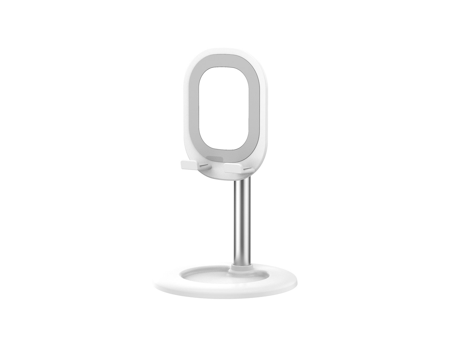Techancy Mobile Phone Holder with Mirror, TI2220, White