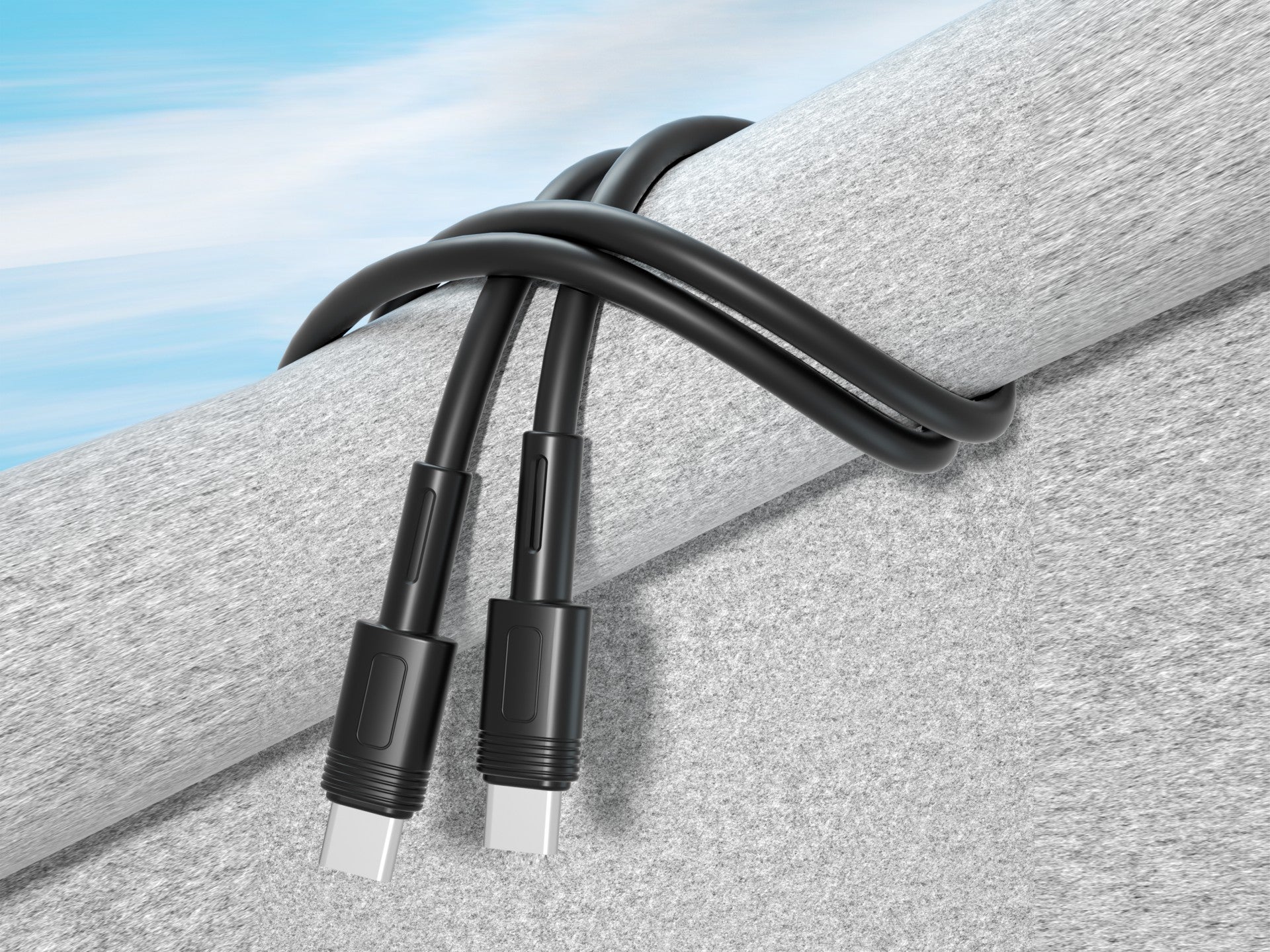Techancy Cabo Pd De Carregamento Rápido Preto 1,5 M TB1772, Usb C Para Porta Usb C 60w/20v-3a Carregamento