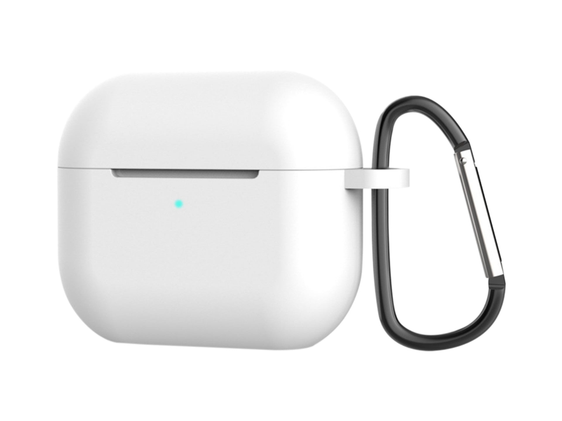 Techancy KC2114 silicone earphone case, compatible with 3rd generation AirPods, White