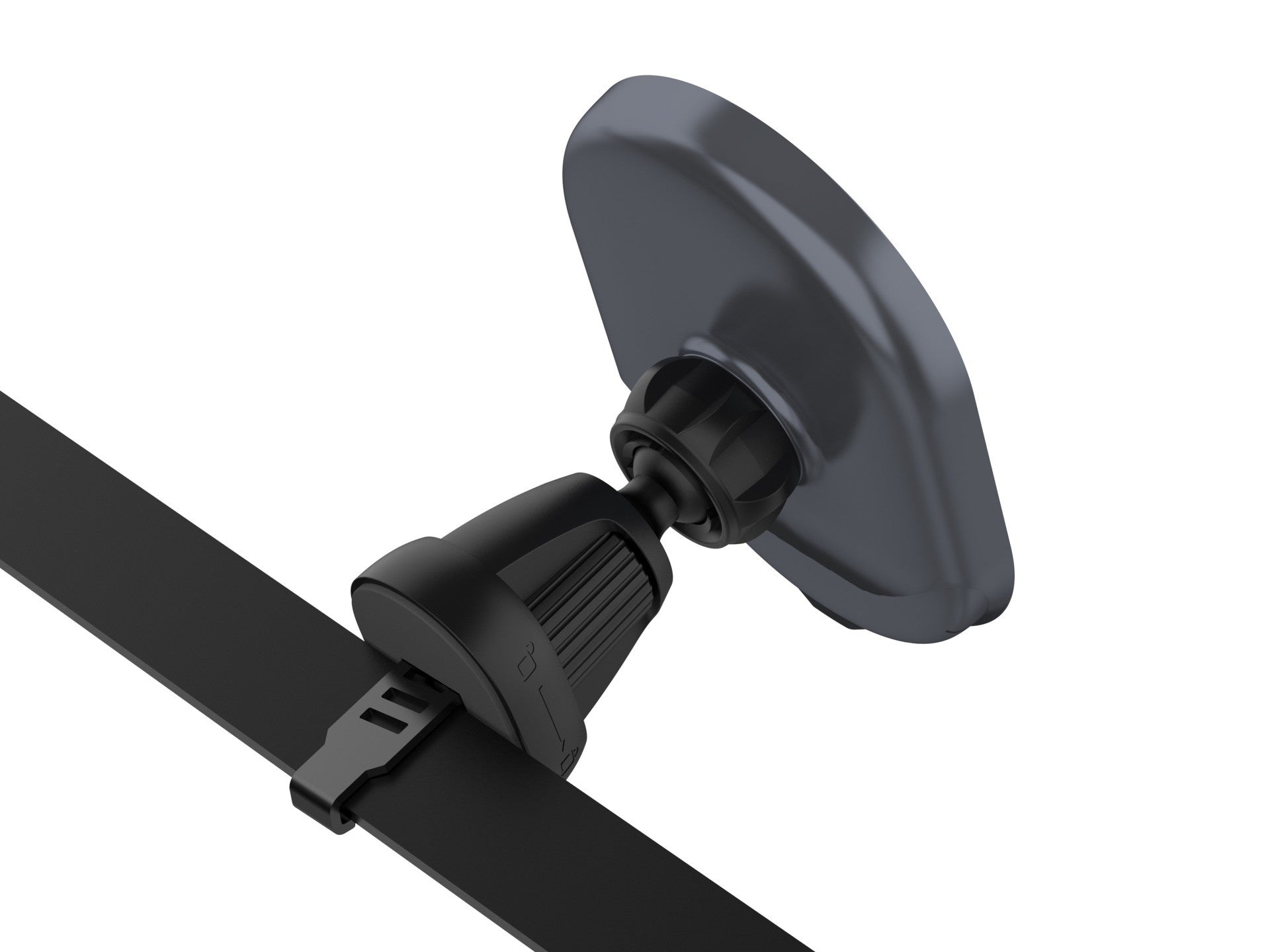 Techancy Magnetic Phone Holder with Wireless Charger TF2798 Black, MagSafe Compatible, 15W Wireless Charging