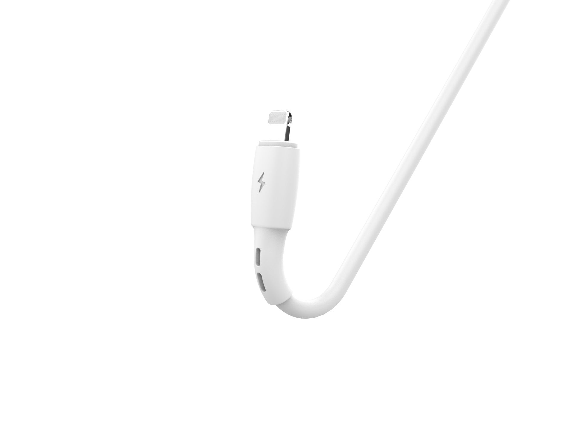 Cable de datos USB C a Lightning Techancy TB1778, blanco, carga PD30W, 30 cm, apto para usar con banco de energía
