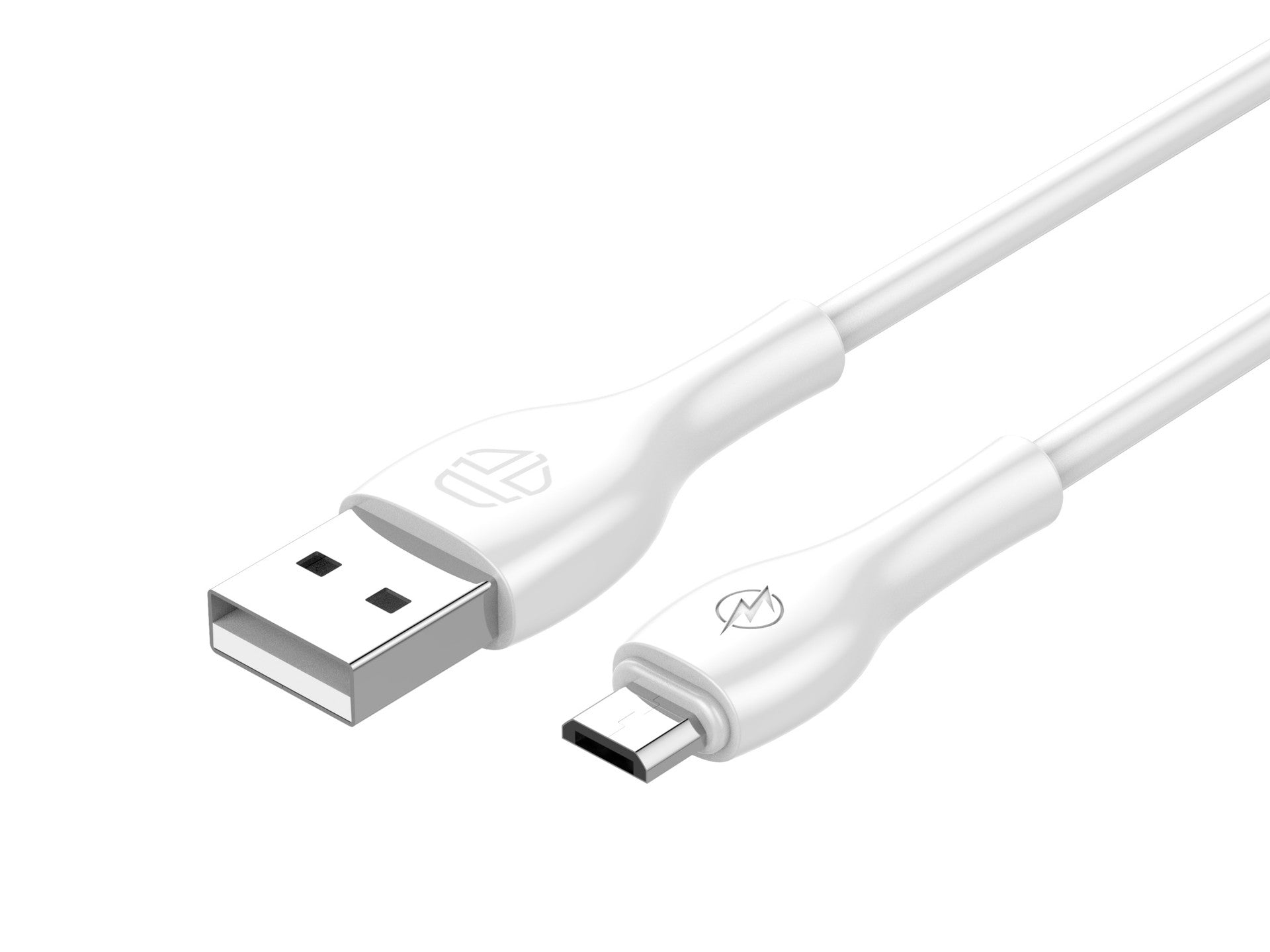 Techancy Cabo De Dados Rápido 3a TB1709, Conetor Usb-Micro, 1 Metro De Comprimento Para Transferência De Dados, Branco