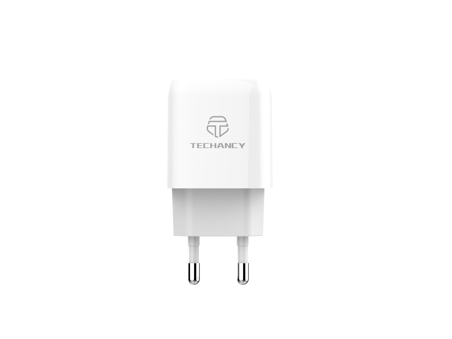 Techancy White 20W Charger TA2801, Supports PD and QC3.0, PD Fast Charging, Compatible with Mobile Phones and Tablets