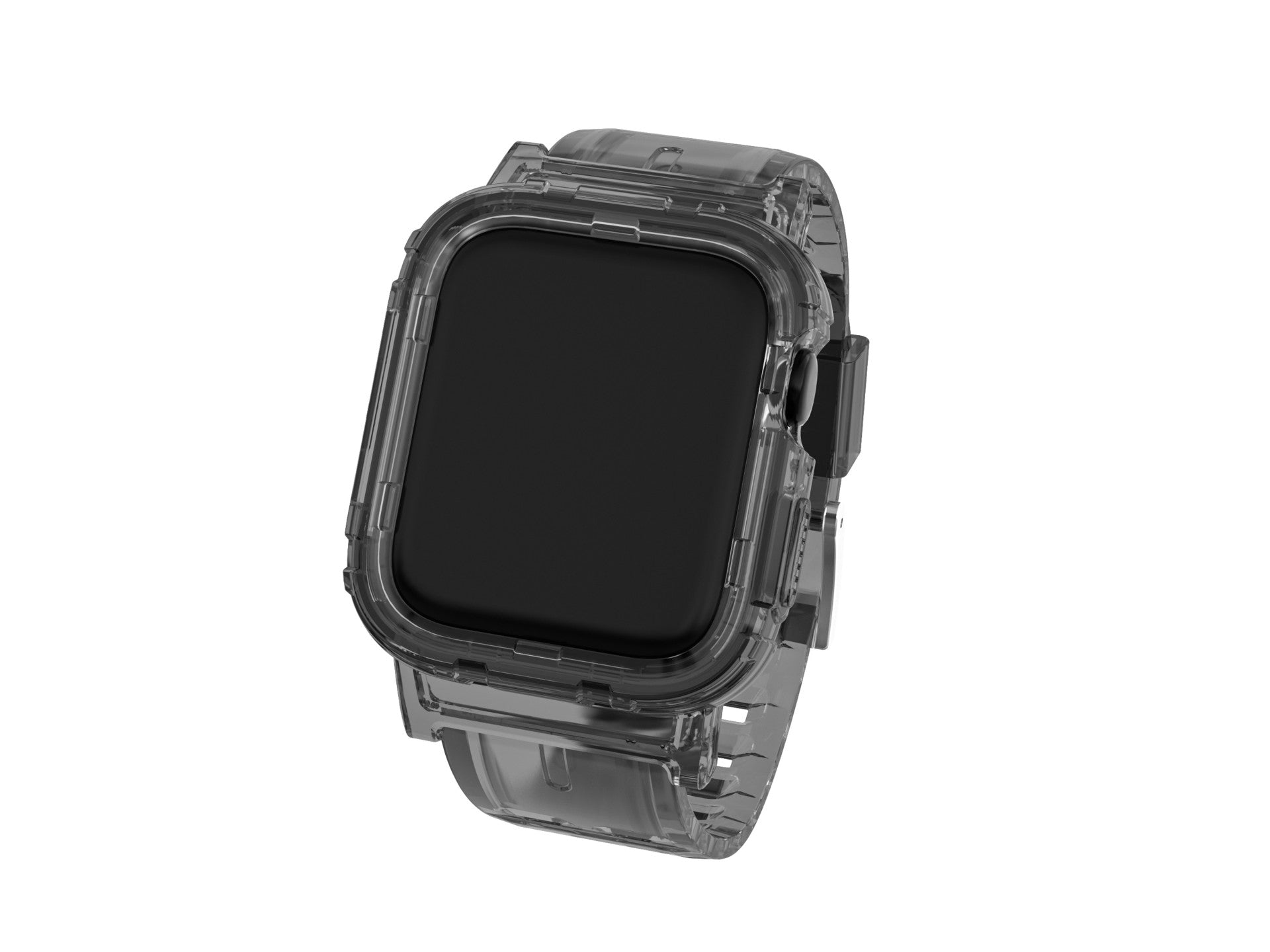 Correa de silicona Techancy KC2111 para Apple Watch de 42-44 mm, color negro
