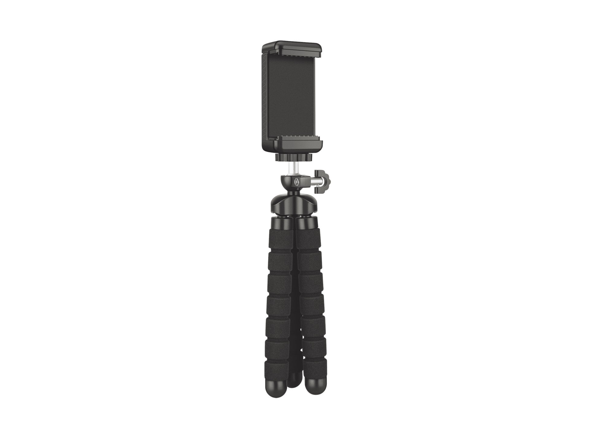 Techancy Mini Tripé Preto Ti2323 Com Pernas Dobráveis, Incl. Cabeça Esférica, Rotação De 360° Para Câmaras E Telemóveis