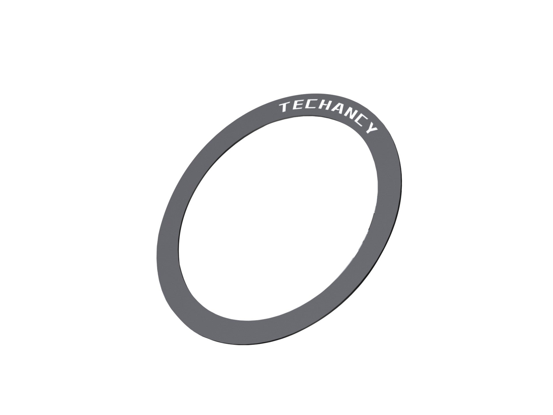 Anillo magnético para teléfono Techancy TI2334, juego de 2, color negro, compatible con cargador/soporte MagSafe, súper magnético.