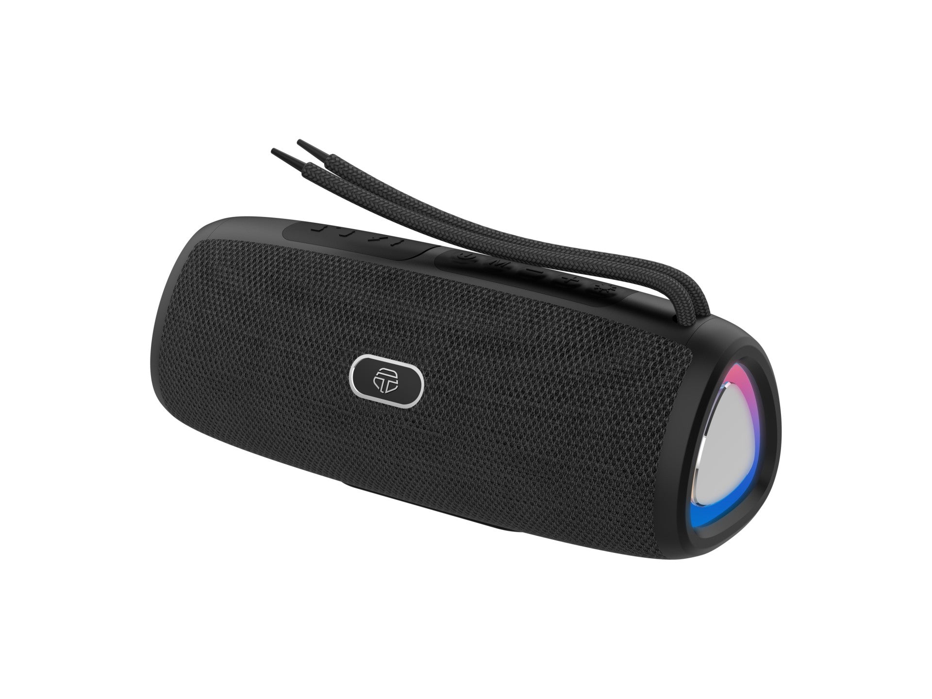 Altavoz Bluetooth inalámbrico Techancy versión 5.3TH2633, compatible con TWS/TF/AUX, luz ambiental LED RGB de 7 colores