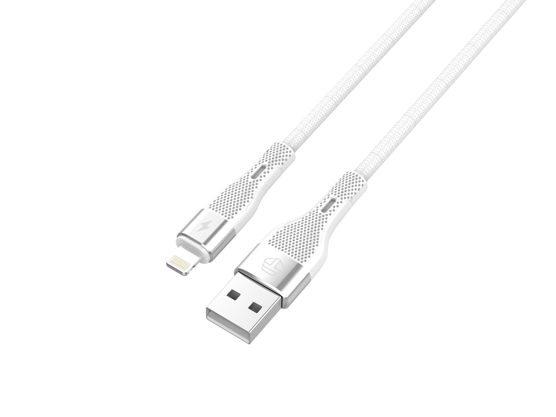 Techancy Cabo De Dados Usb Lightning Branco TB1779, Carregamento Rápido De 3,1 A, Suporte Para Transferência De Dados De 480 Mbps