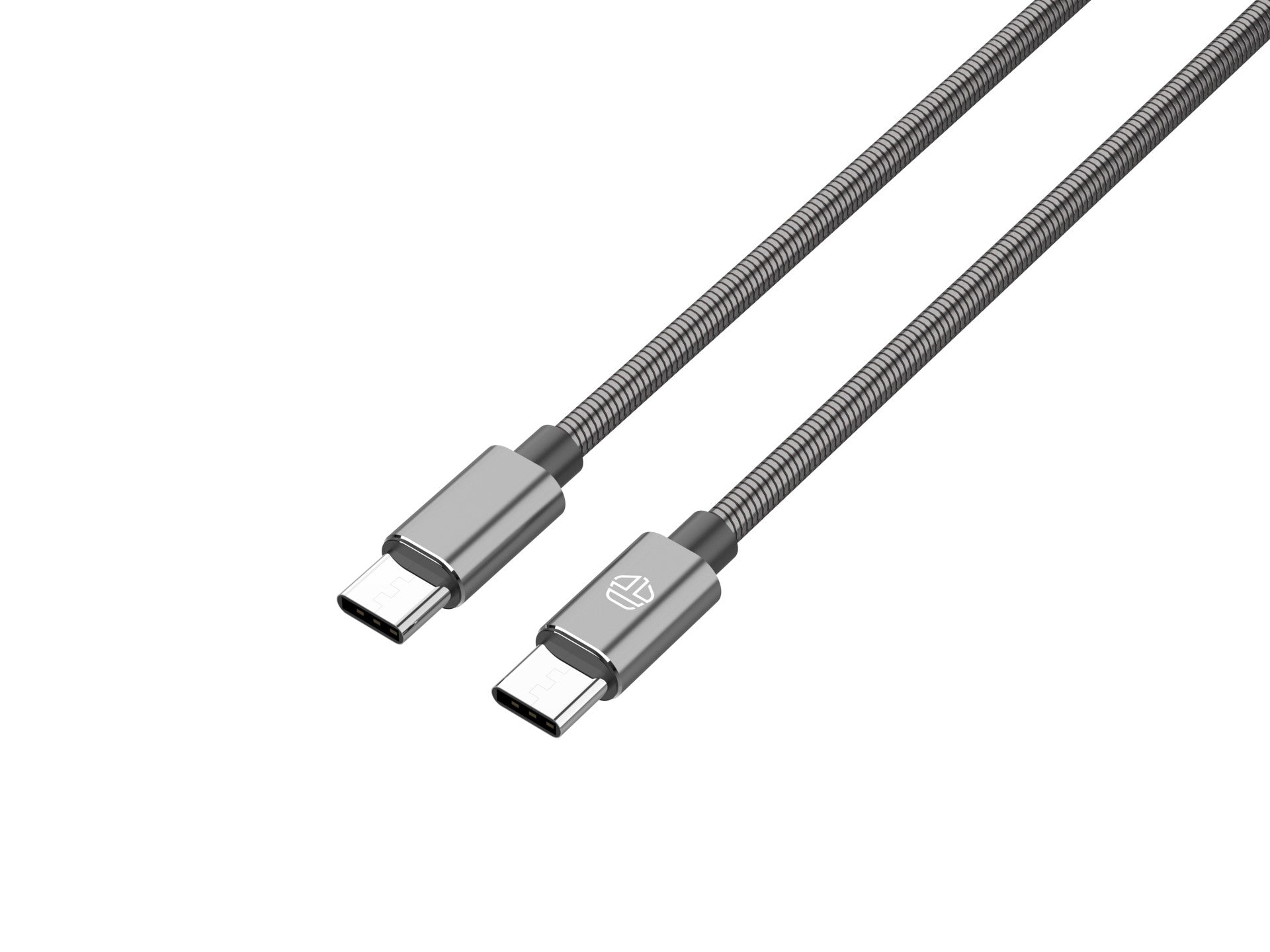 Techancy Cabo Usb C Para Lightning 1m TB1796, Design Totalmente Metálico, Resistente A Animais, Carregamento Rápido De 30 Watts