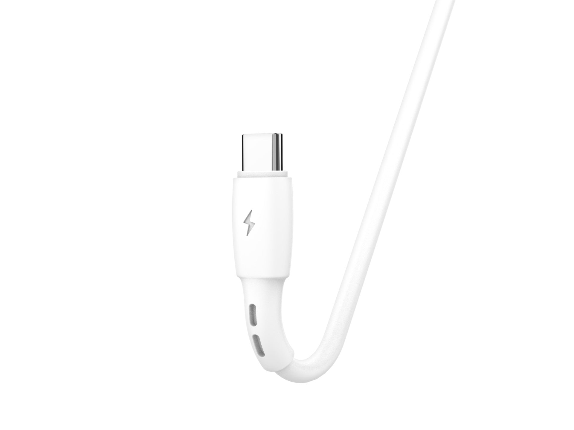 Cable de datos USB tipo C Techancy blanco TB1778, carga de 2,4 A, 30 cm, apto para usar con banco de energía