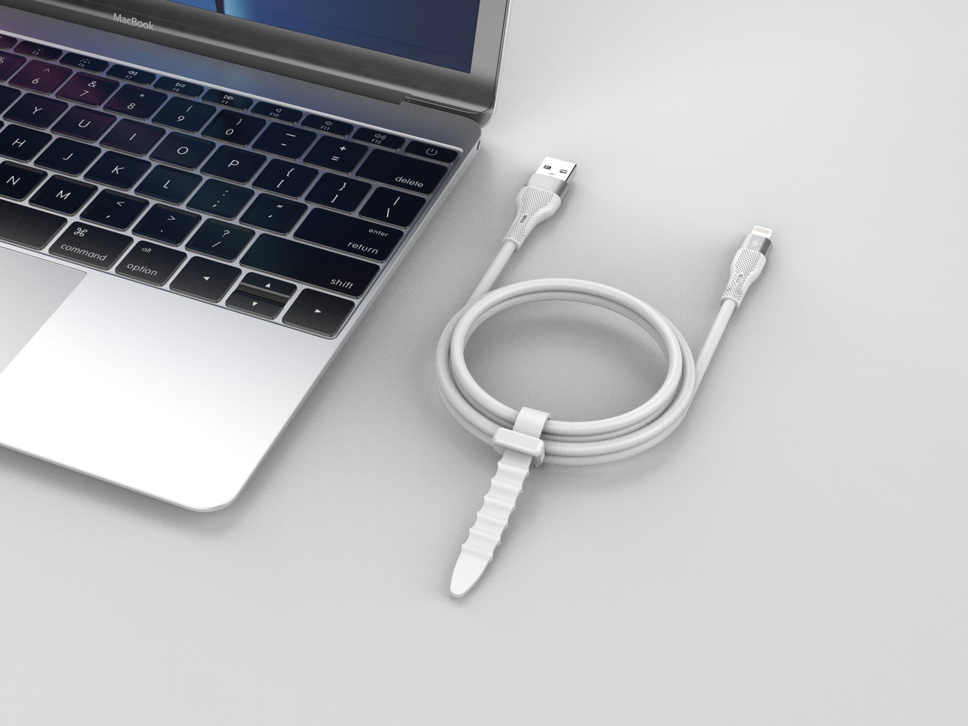 Techancy Cabo De Dados Usb Lightning Branco TB1779, Carregamento Rápido De 3,1 A, Suporte Para Transferência De Dados De 480 Mbps
