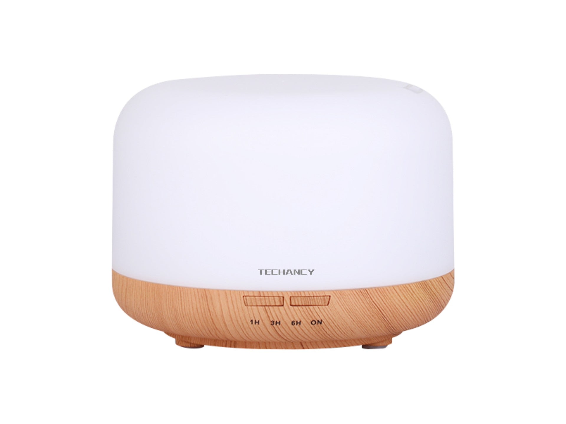 Techancy Aromatherapy Diffuser, LD3911, with Humidifier Function, White + Wood Grain