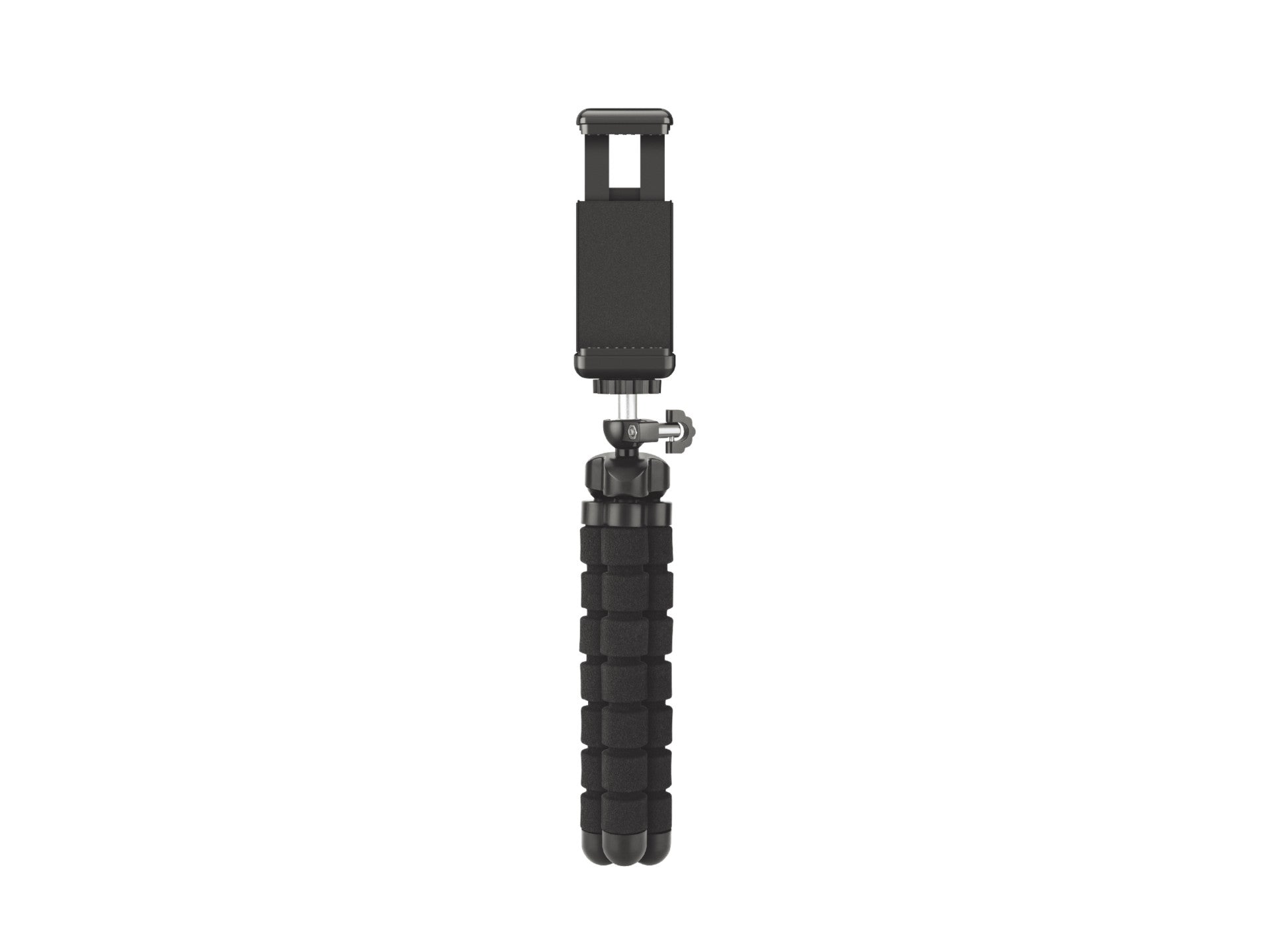 Techancy Mini Tripé Preto Ti2323 Com Pernas Dobráveis, Incl. Cabeça Esférica, Rotação De 360° Para Câmaras E Telemóveis