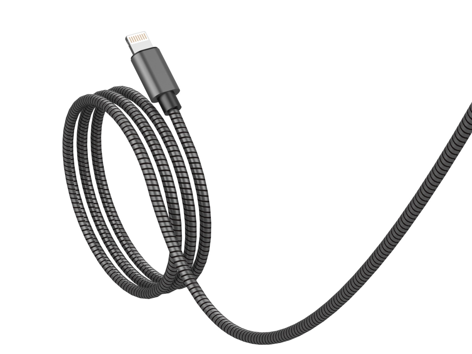 Techancy Cabo Usb C Para Lightning 1m TB1796, Design Totalmente Metálico, Resistente A Animais, Carregamento Rápido De 30 Watts
