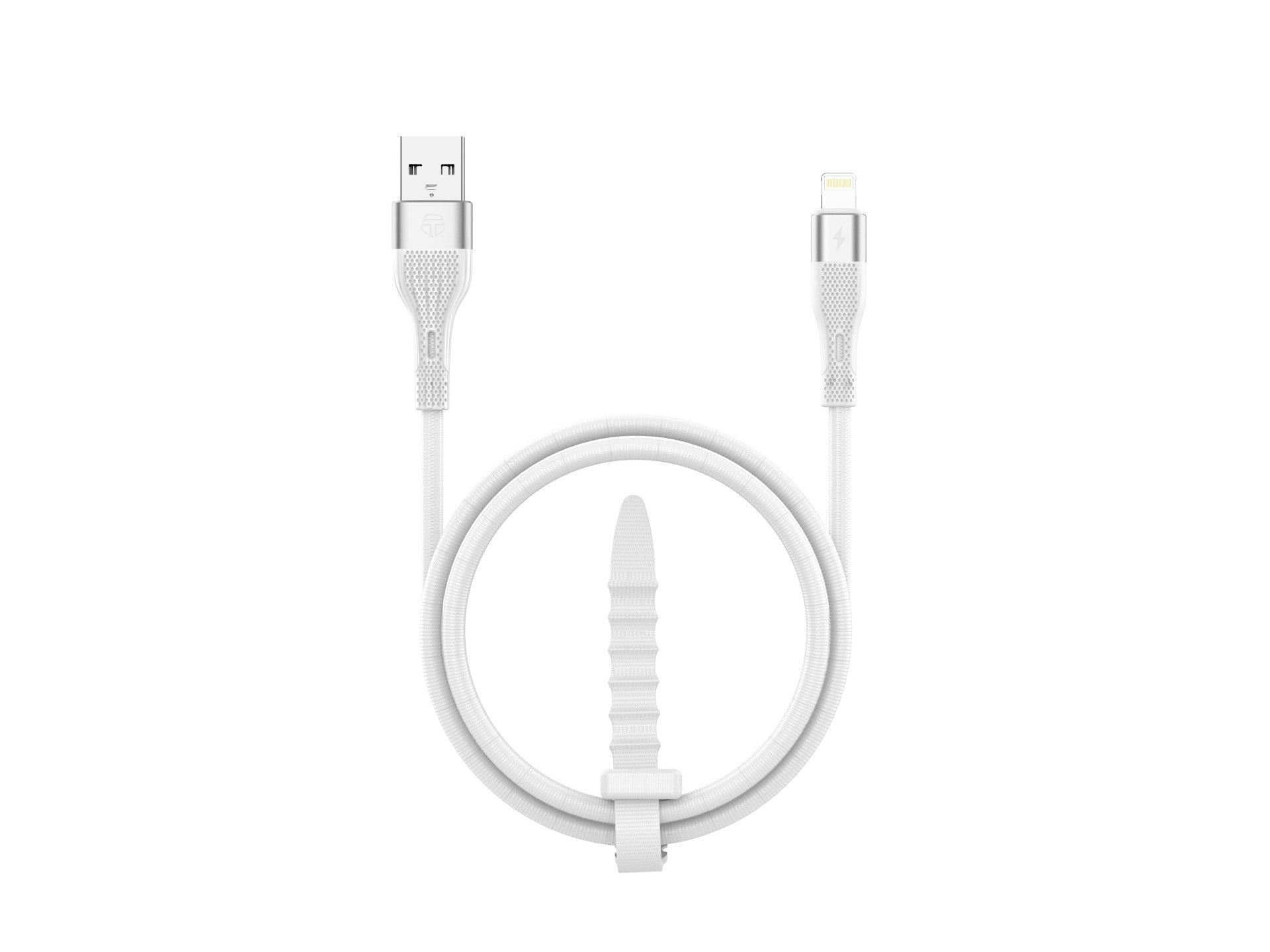 Techancy Cabo De Dados Usb Lightning Branco TB1779, Carregamento Rápido De 3,1 A, Suporte Para Transferência De Dados De 480 Mbps