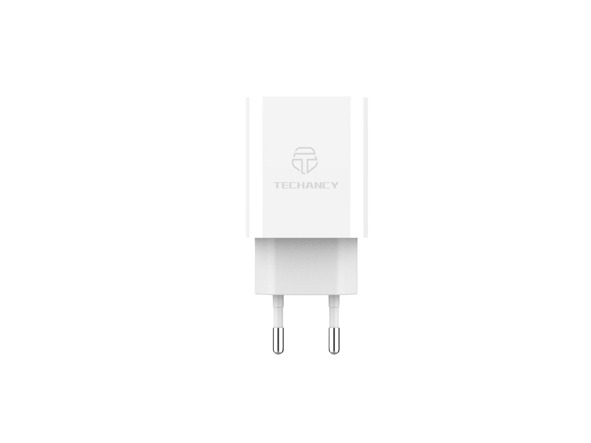 Techancy White PD Wall Charger TA2807, 3.4A PD20W Fast Charging, Smart Power for Mobile Phone