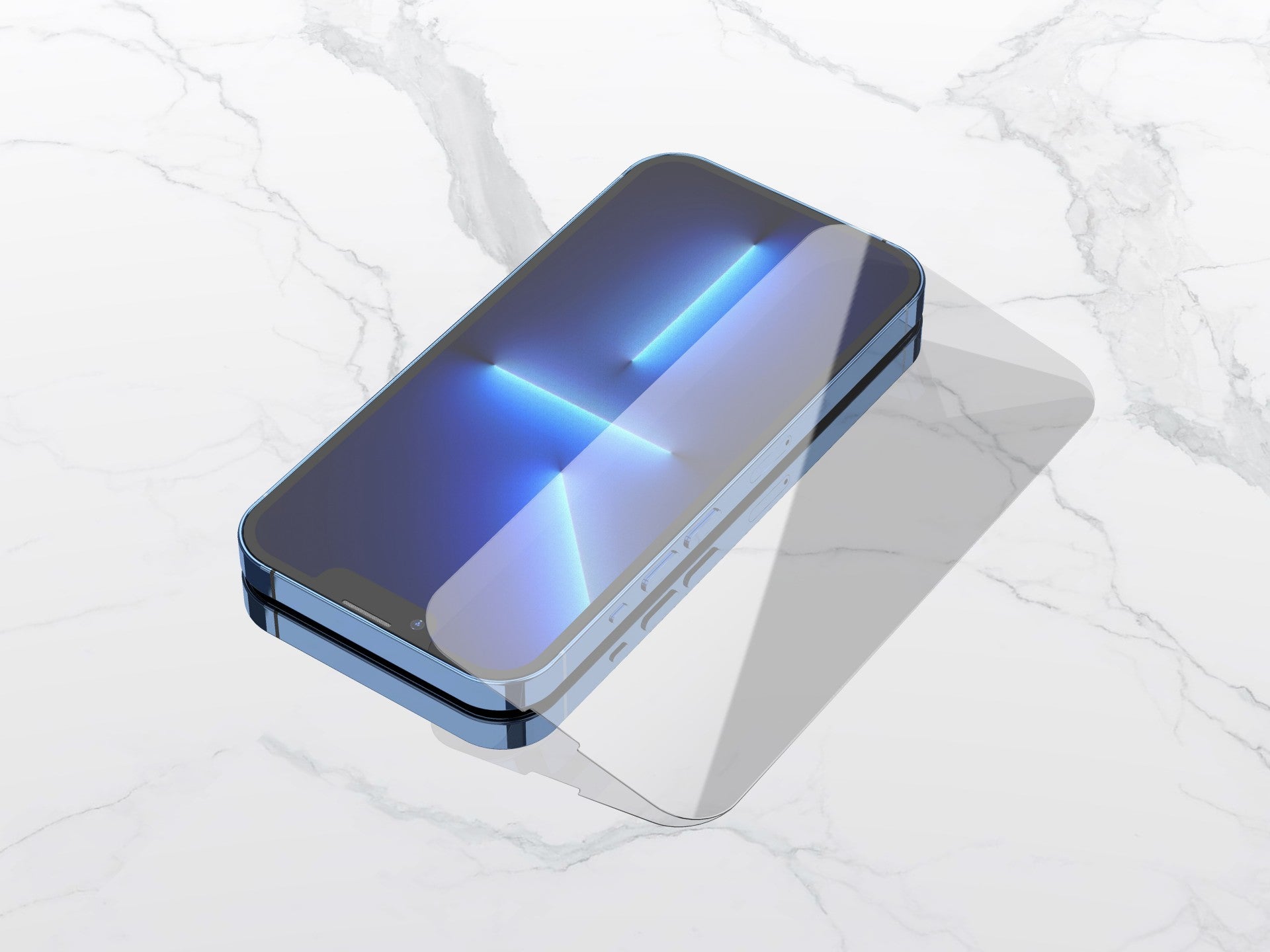 Techancy Tempered Glass Screen Protector for iPhone 15 Pro KW1700, 0.33mm, Scratch-resistant, High Transparency, Easy Application