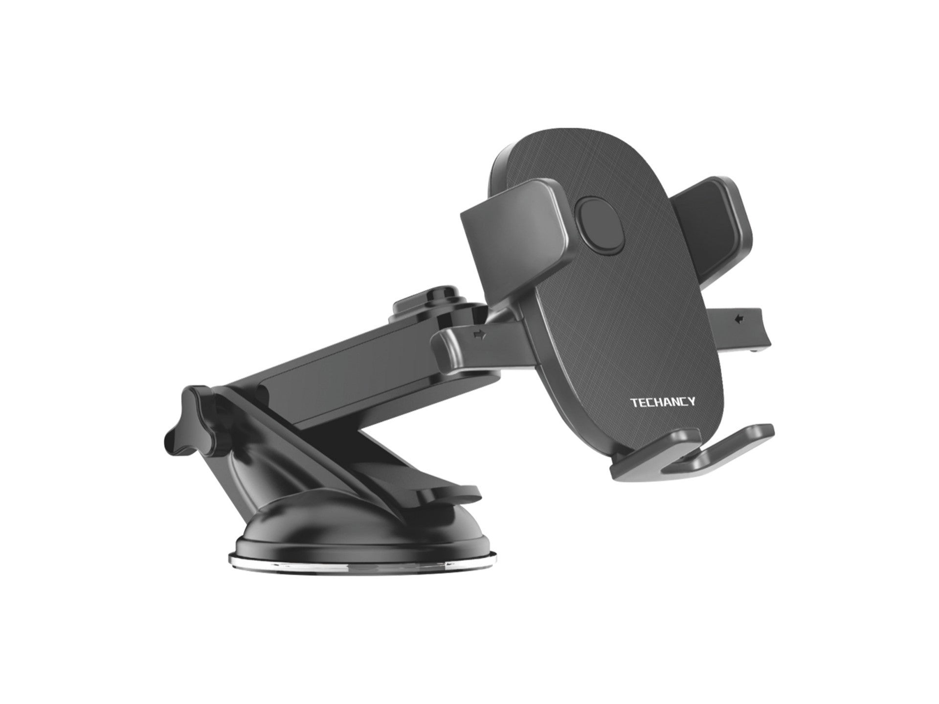 Techancy Suporte Para Telemóvel Para Automóvel Ti2253, Ventosa De Fixação Firme, Rotação De 360°, Desbloqueio Com Uma Chave.