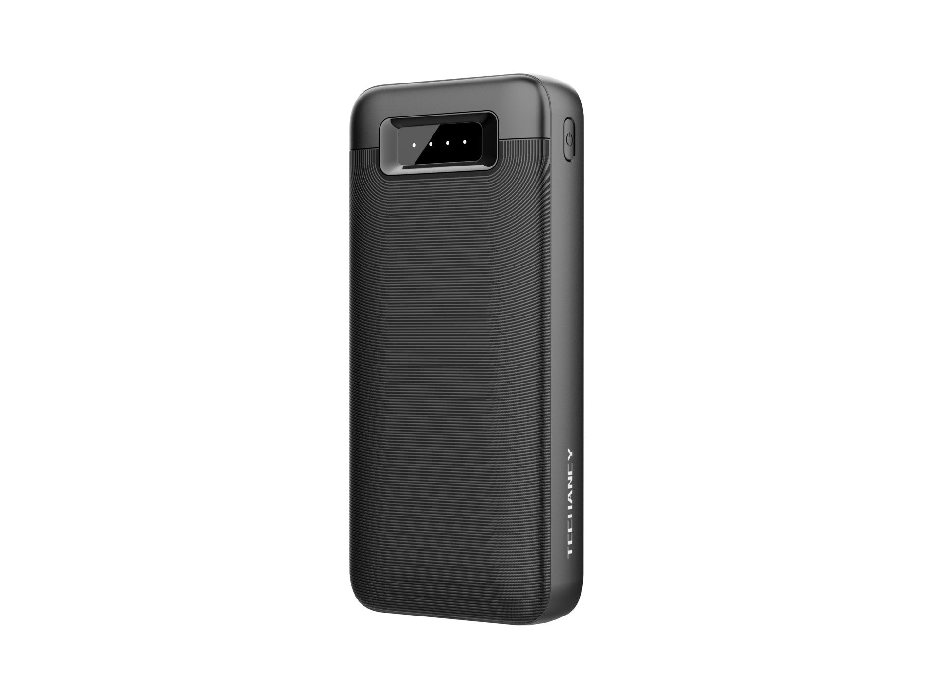 Techancy Power Bank 20000mAh TF2805 12W com USB-C e 2 USB, Indicador LED, Compativel com Telemoveis e Tablets, Preto