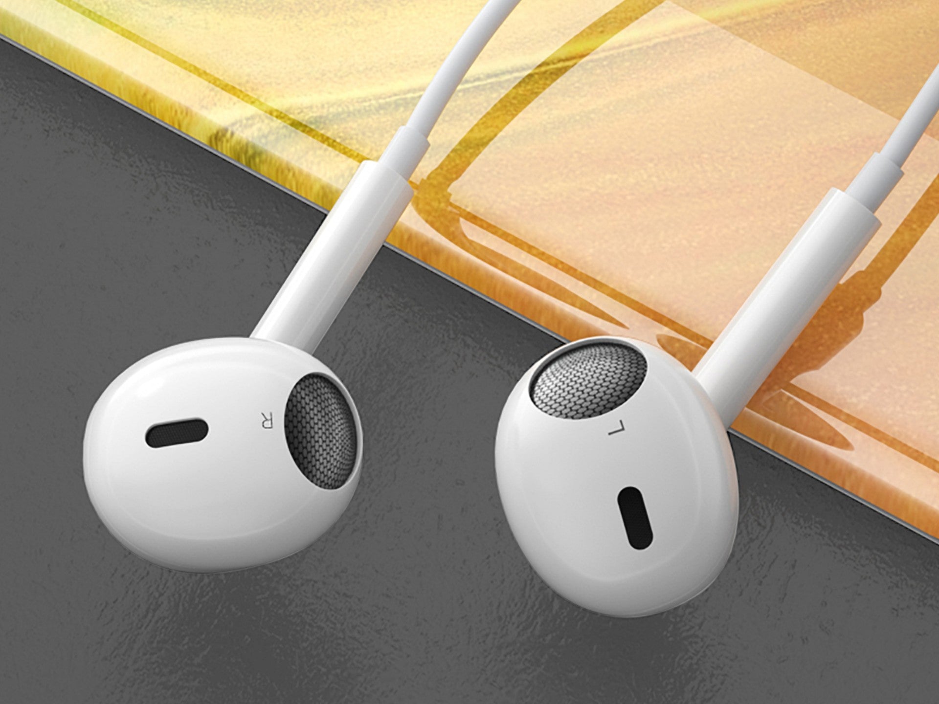 Techancy Lightning White Stereo Headset TD8047, with Microphone, Call Volume Control, Compatible with iPad/iPhone