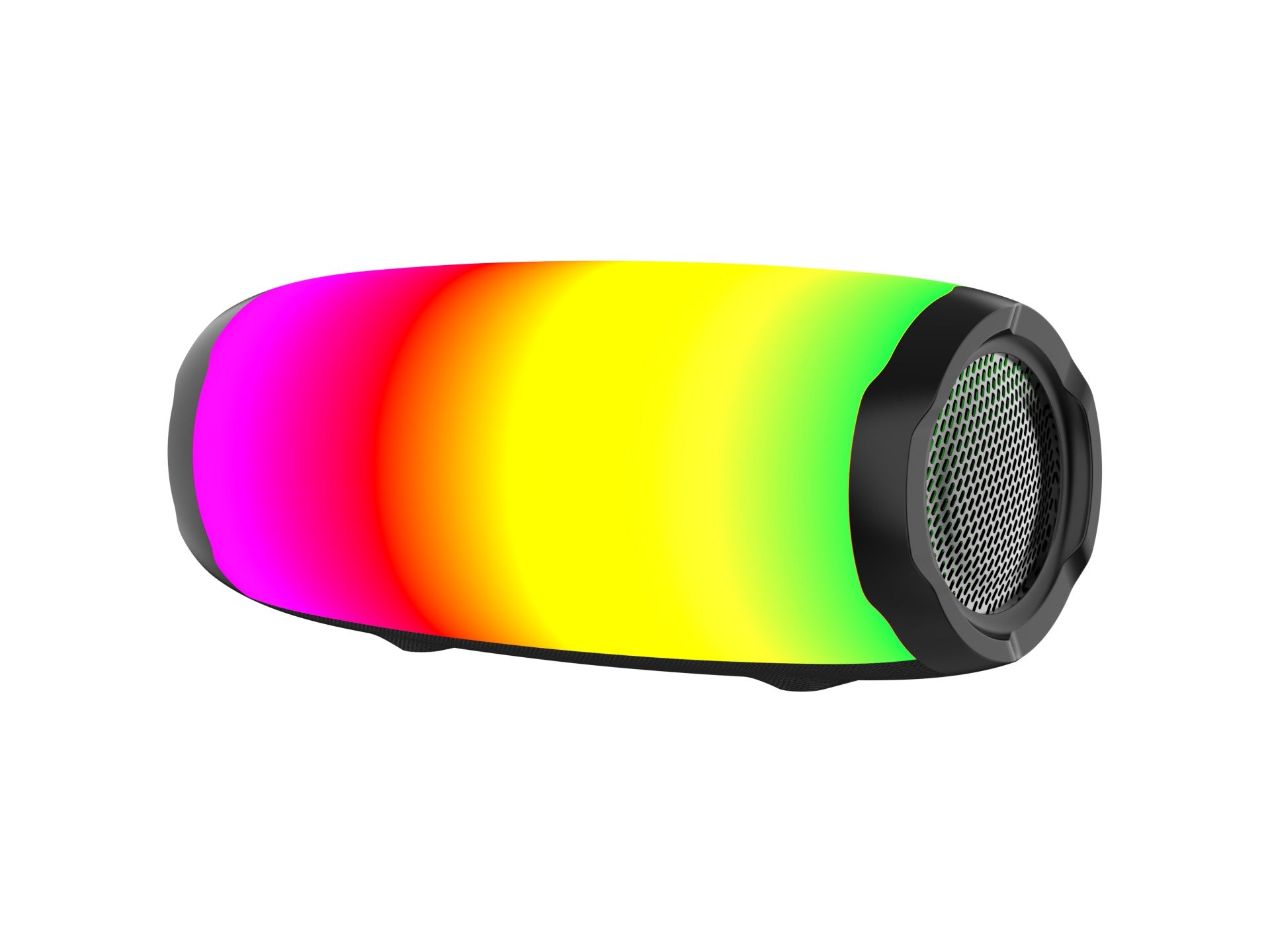 Techancy Audio Bluetooth TH2632, LED de ritmo musical, batería integrada, compatible con conexión inalámbrica 5.0/TF/U Disk/Aux