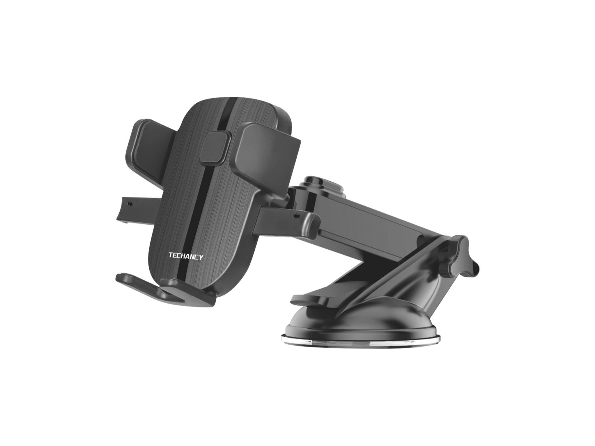 Soporte para teléfono de coche Techancy Ti2252, ventosa de fijación firme, rotación de 360°, desbloqueo con una llave.