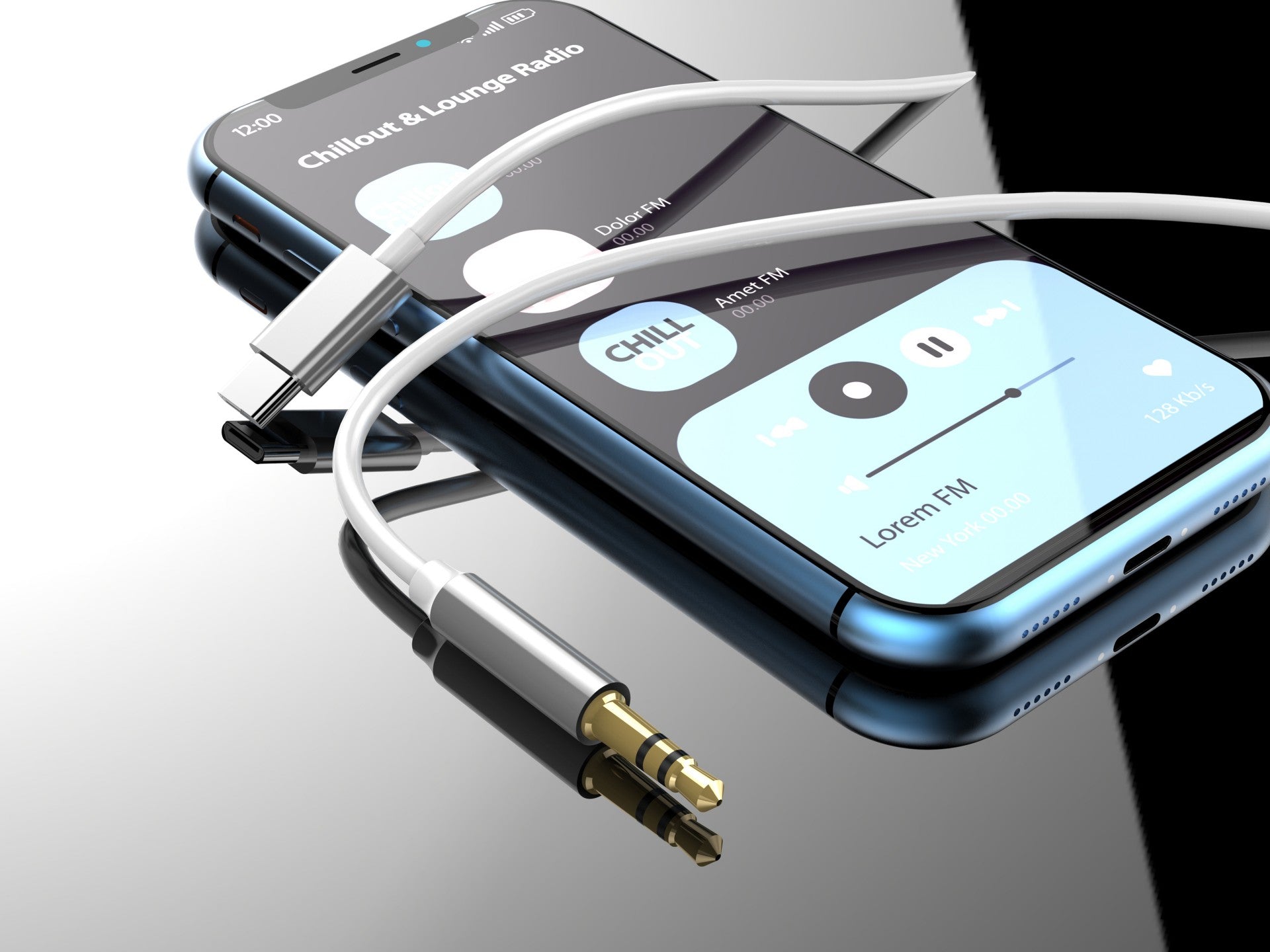 Techancy Cabo De Áudio Aux TL7329, Tipo-C Para 3.5mm, 1m, Para Áudio Automotivo E Fones, Som De Qualidade