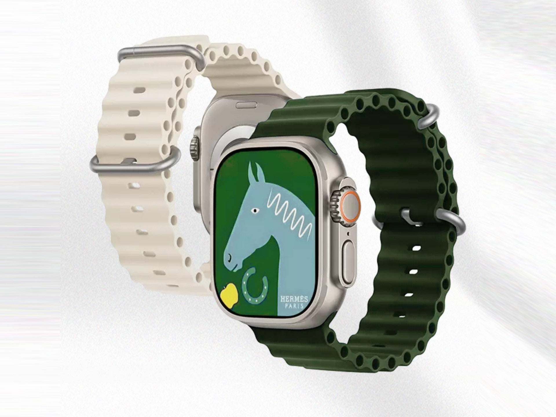 Correa de silicona verde Techancy KC2122, compatible con Apple Watch de 42 mm, 44 mm, 45 mm y 49 mm, de silicona suave.