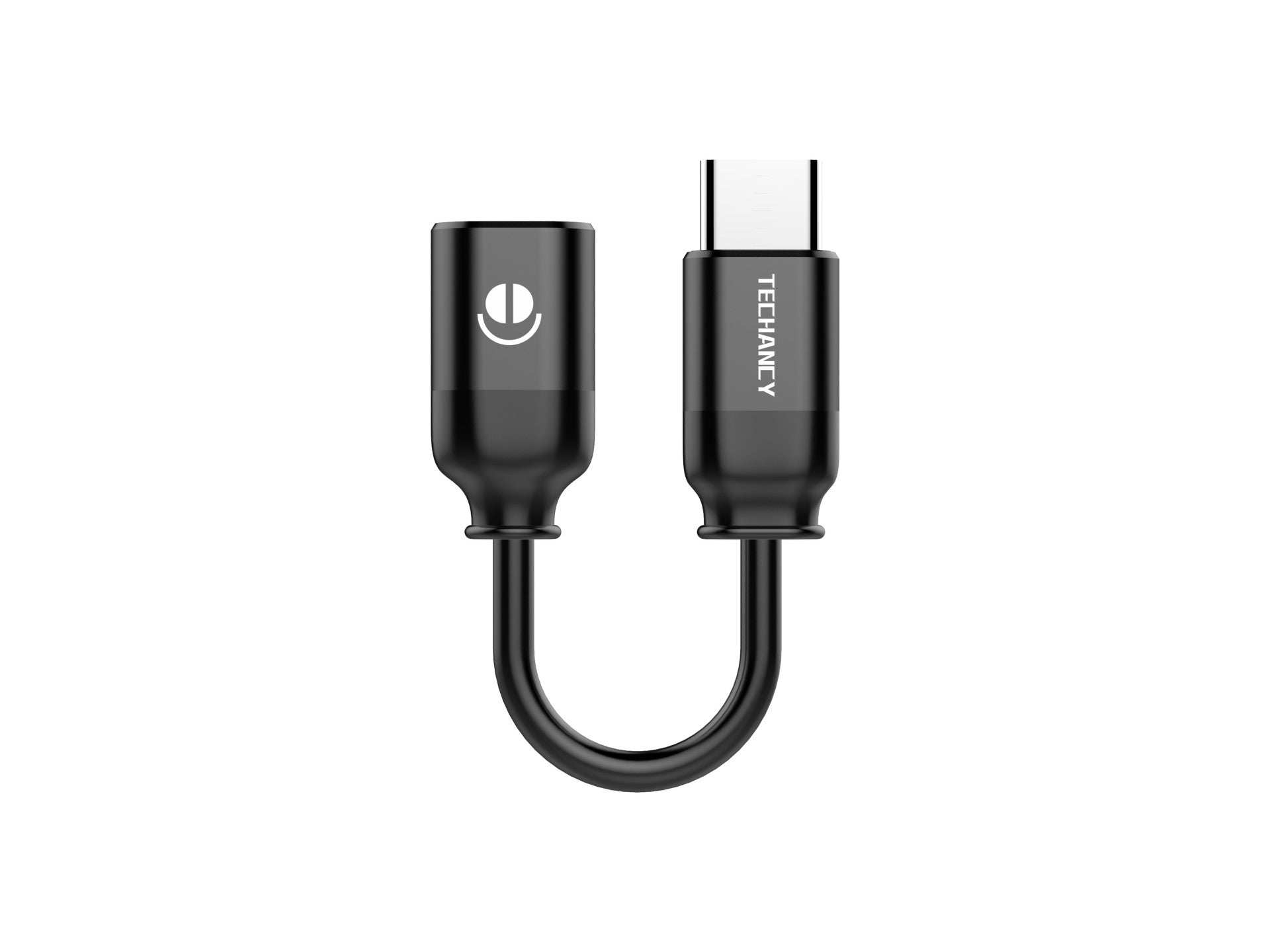 Techancy Type-C to 3.5mm Digital Audio Cable, TL7330, Black