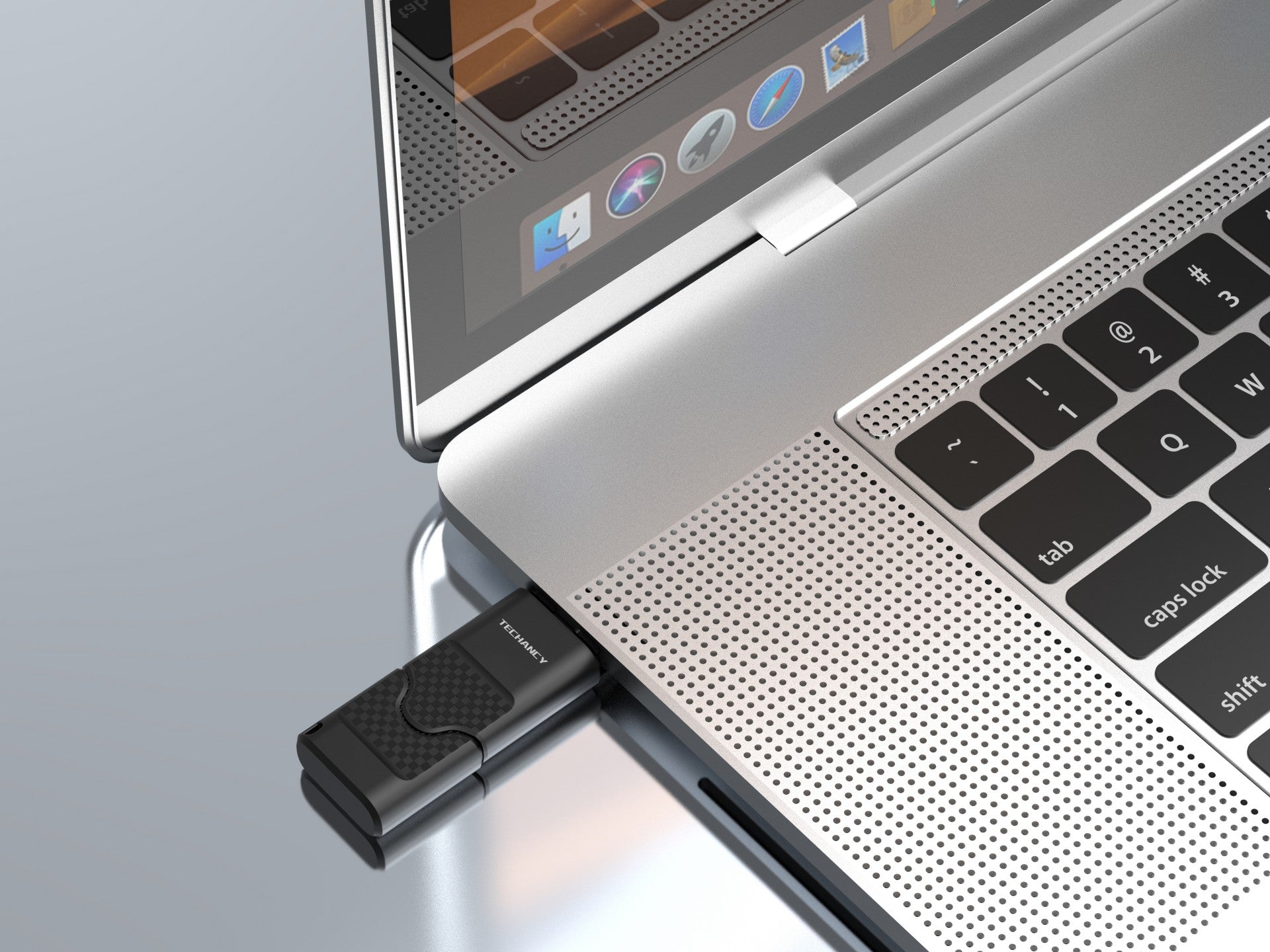 Unidad flash USB Techancy de 32 GB, color negro, LB2901, USB 2.0, compatible con PC, dispositivos móviles y Mac, almacenamiento seguro de archivos.