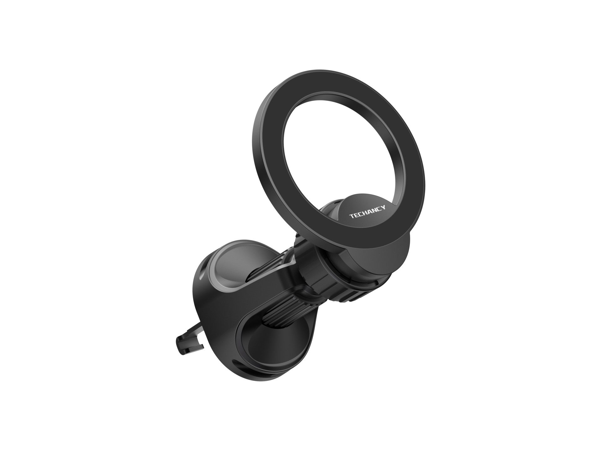 Techancy Suporte Magnético Para Automóvel Com Magsafe Preto Ti2310, Fixação Magnética Compatível Com Ip12/13/14/15/16