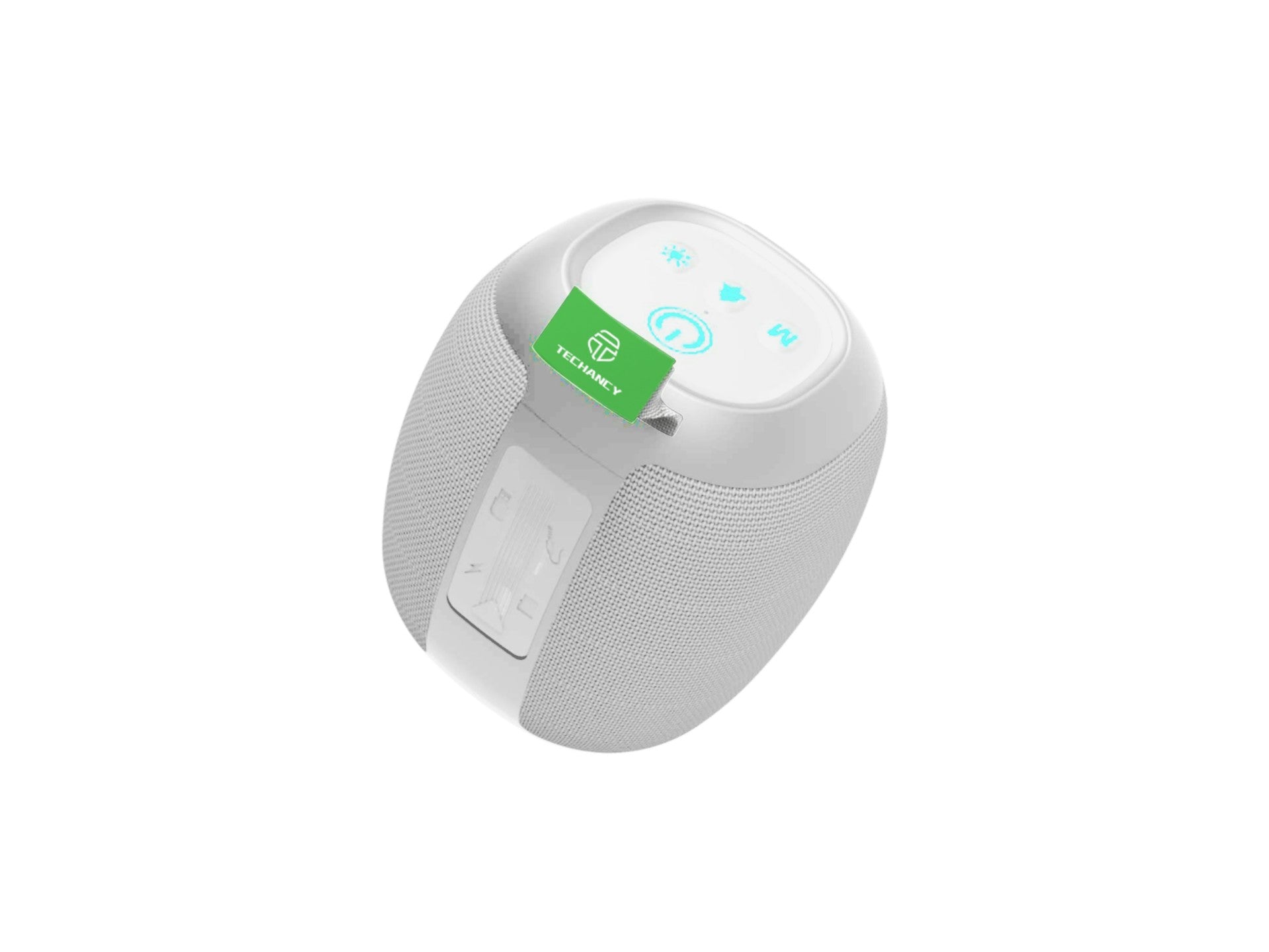Techancy Altifalante Sem Fios Bluetooth Versão 5.3 TH2638, Suporte TWS/TF/AUX, Luz Ambiente Led Rgb De 7 Cores