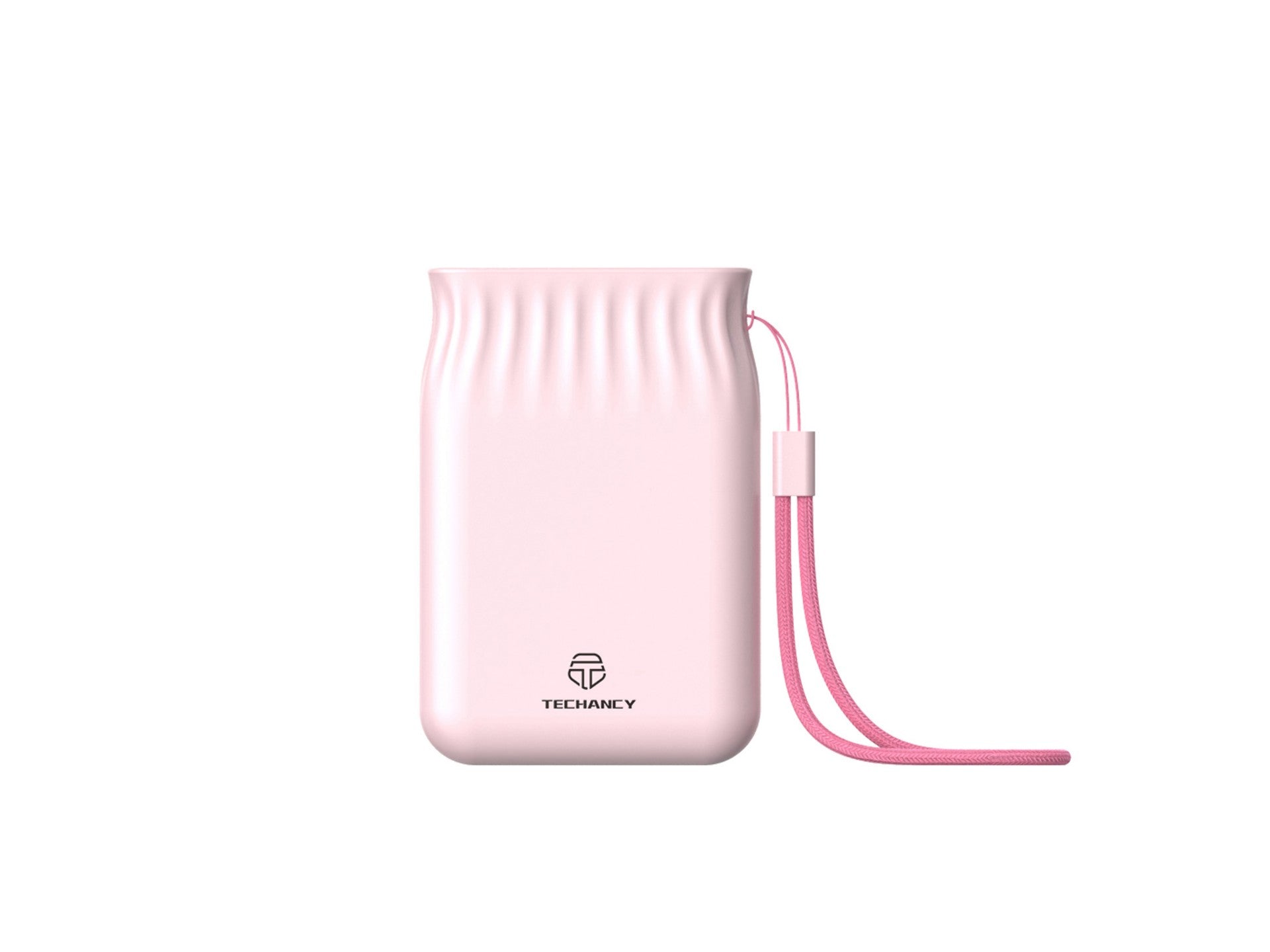 Banco de energía Techancy de 6500 mAh, color rosa, TF2772, compatible con carga de teléfono móvil y tableta de 2 A, fuente de alimentación portátil