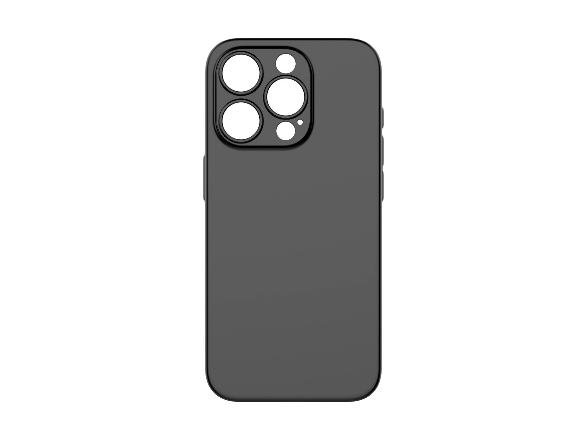 Funda ultradelgada para teléfono móvil Techancy KX5604, color negro, compatible con iPhone 15 Plus, material PP de 0,5 mm.