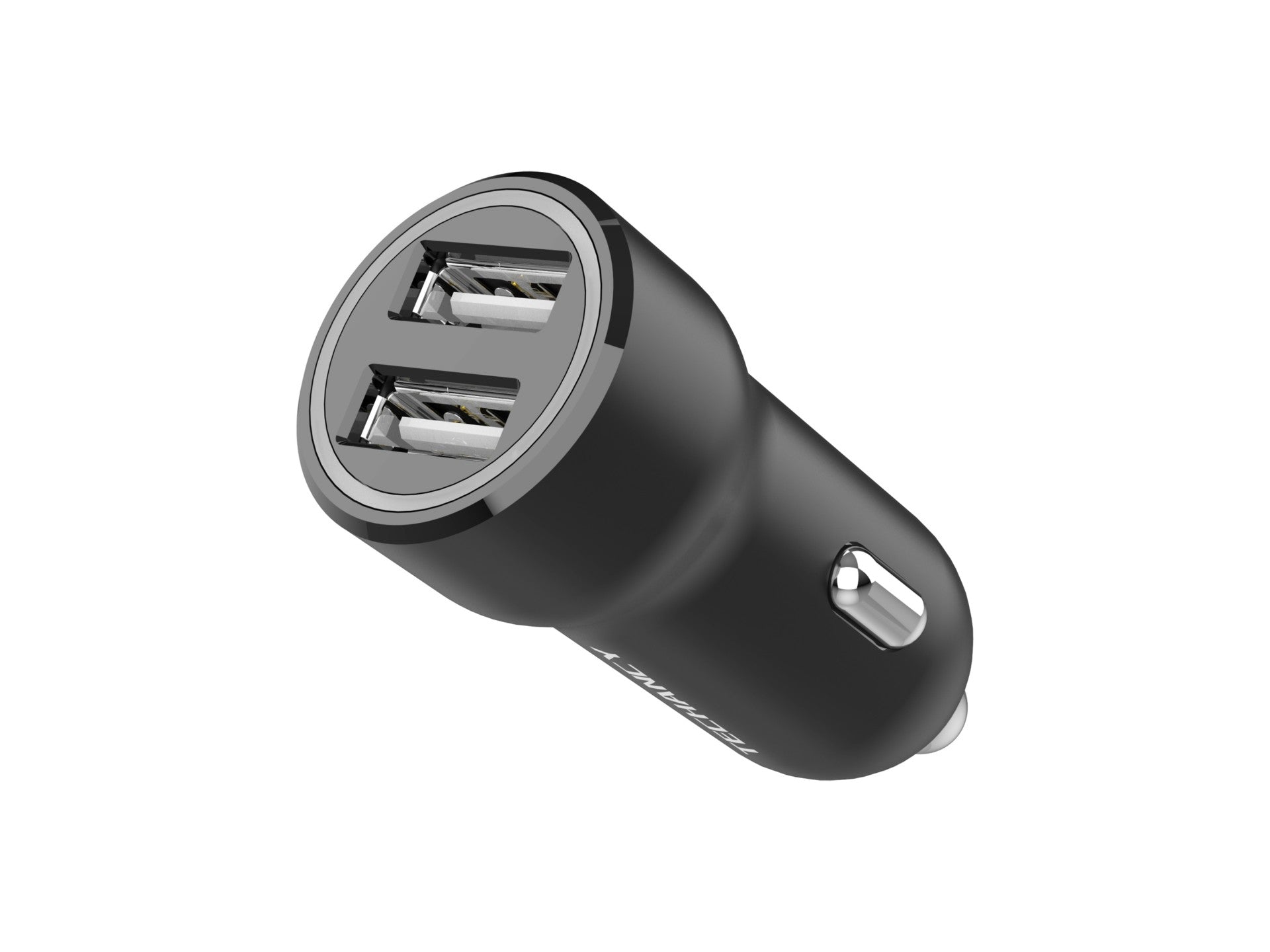 Techancy 2USB 2.4A Car Charger TC6412, Fast Charging, Intelligent Identification, Multiple Protection