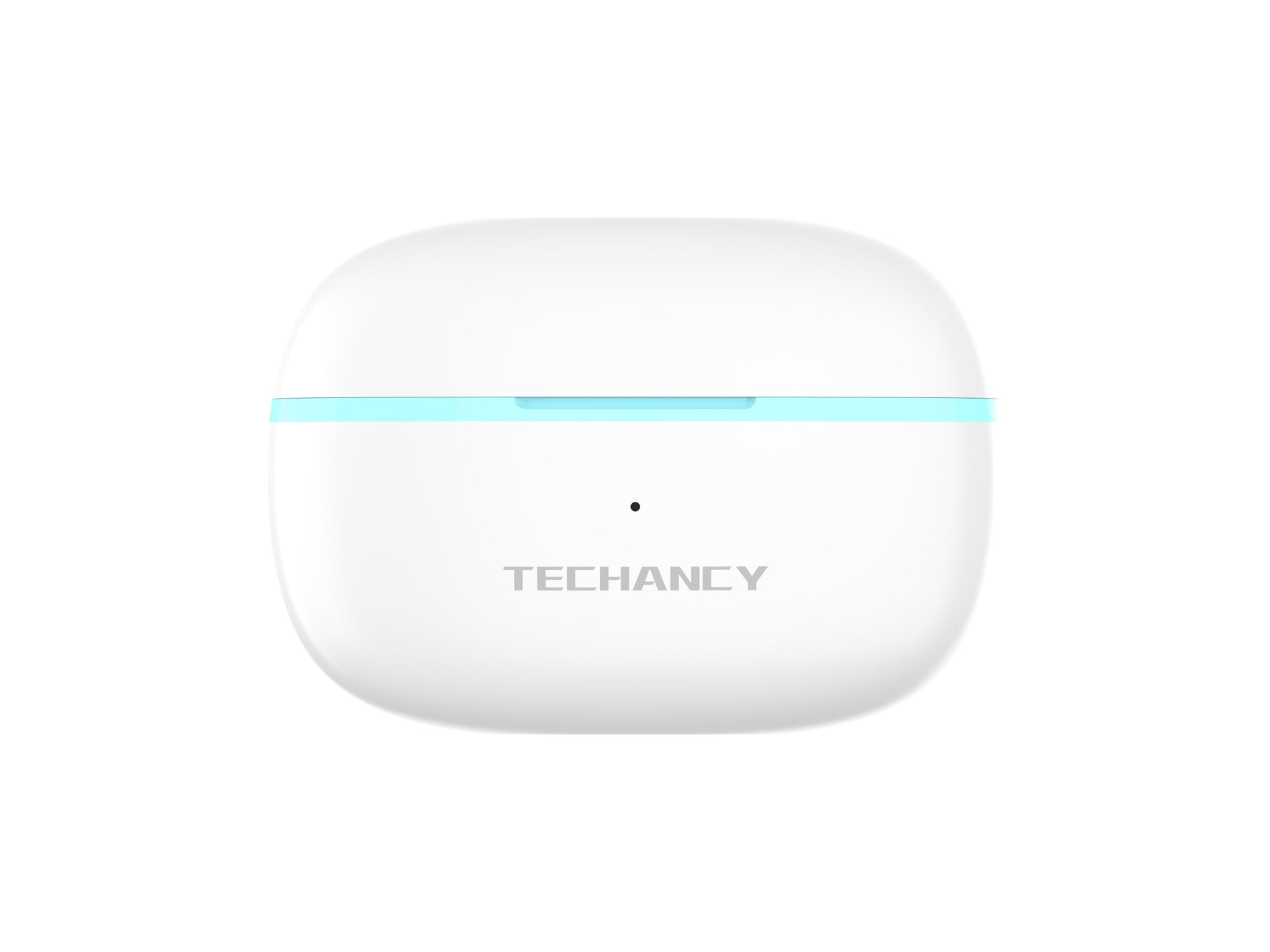 Techancy Auriculares TWS KP2714 Bluetooth 5.3 ligação 10m USB-C 4h de autonomia som nítido confortável cor branca