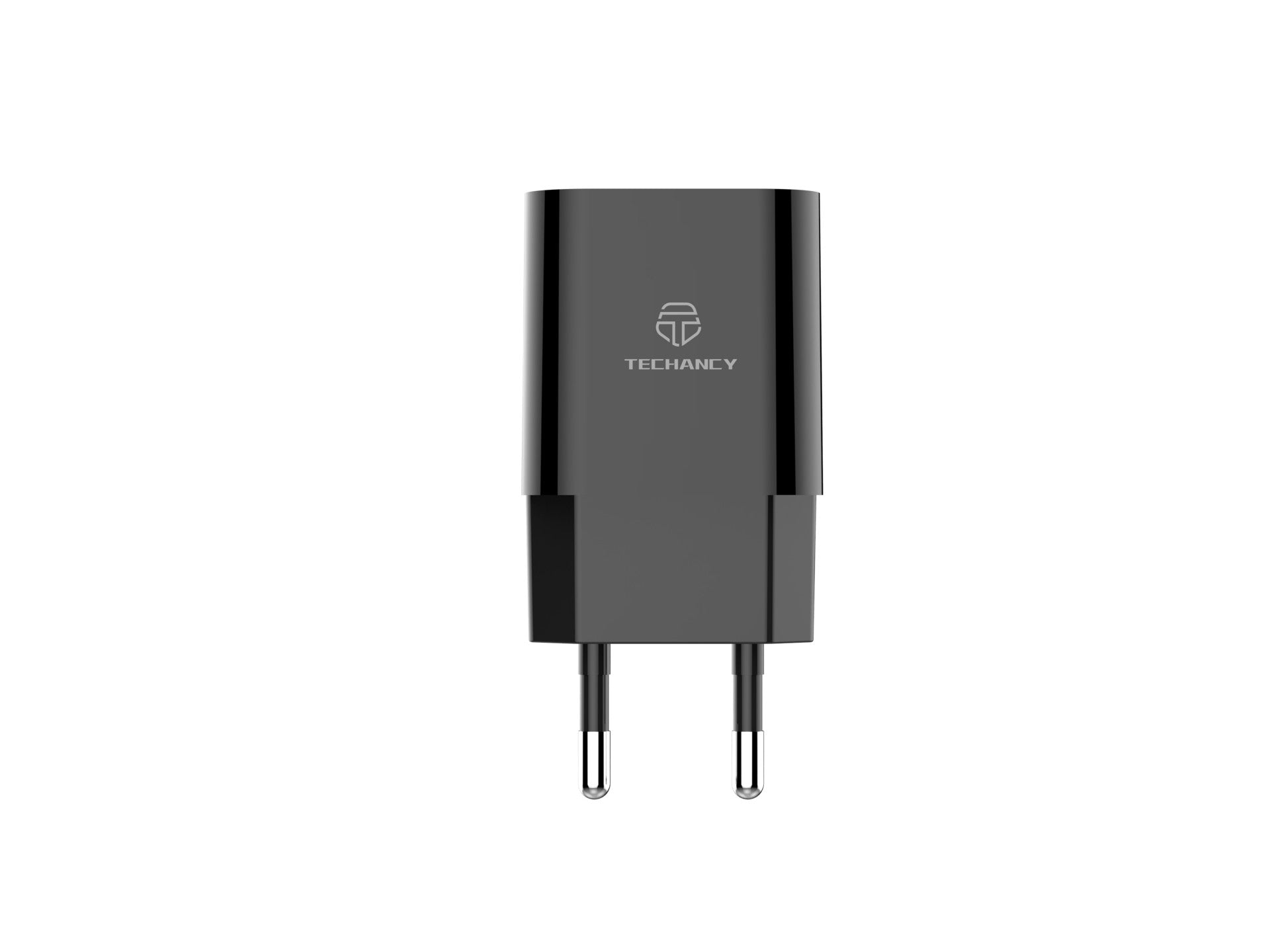 Techancy Carregador De Parede 2usb Preto TA2790, Carregamento 5V-2,4A, Conjunto De Cabos Lightning 1m, Compatível Com Iphone/Ipad