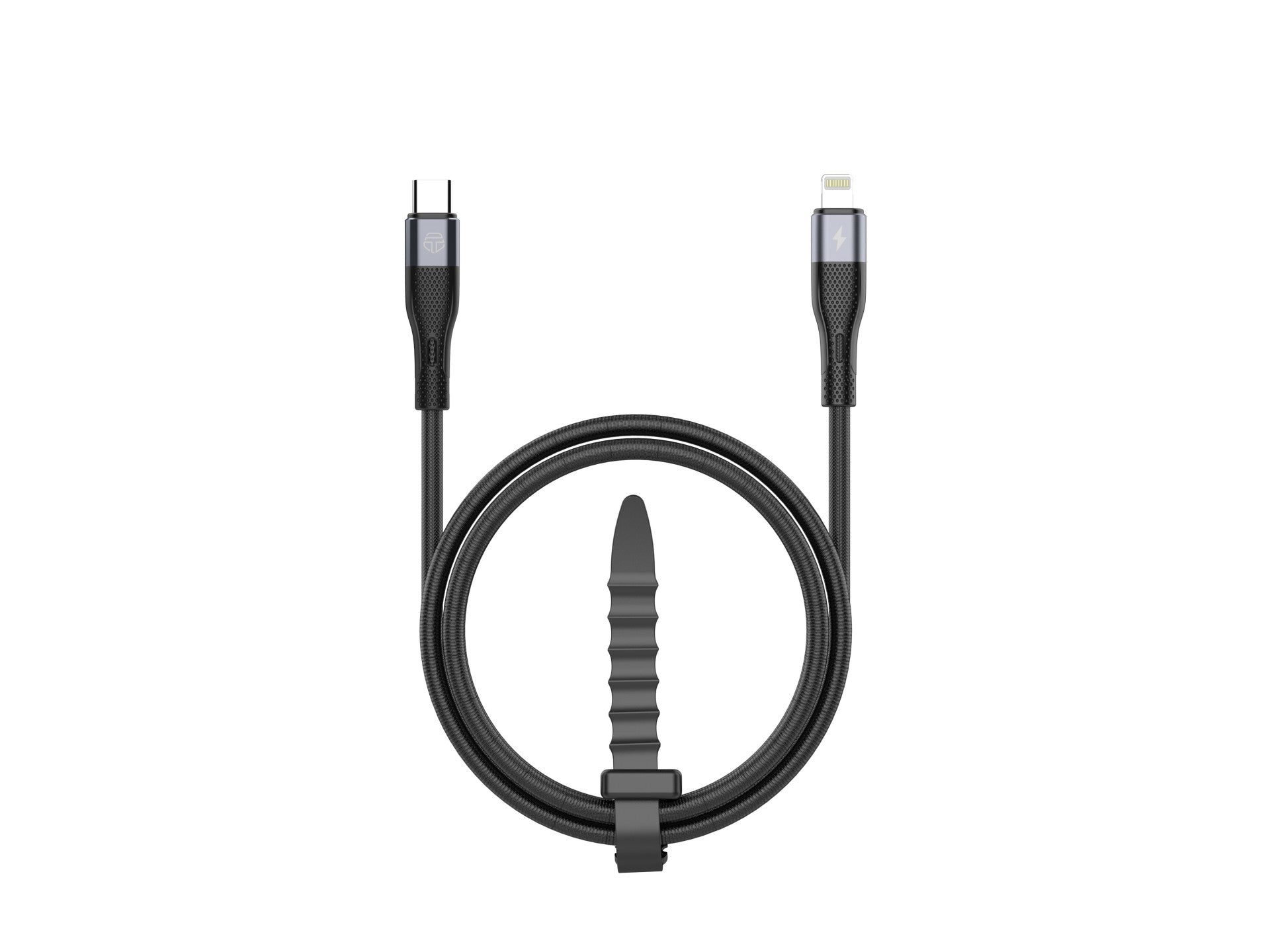 Techancy Cabo de carregamento rápido PD USB C para Lightning Preto TB1779, carregamento rápido de 30 W, comprimento 1 m