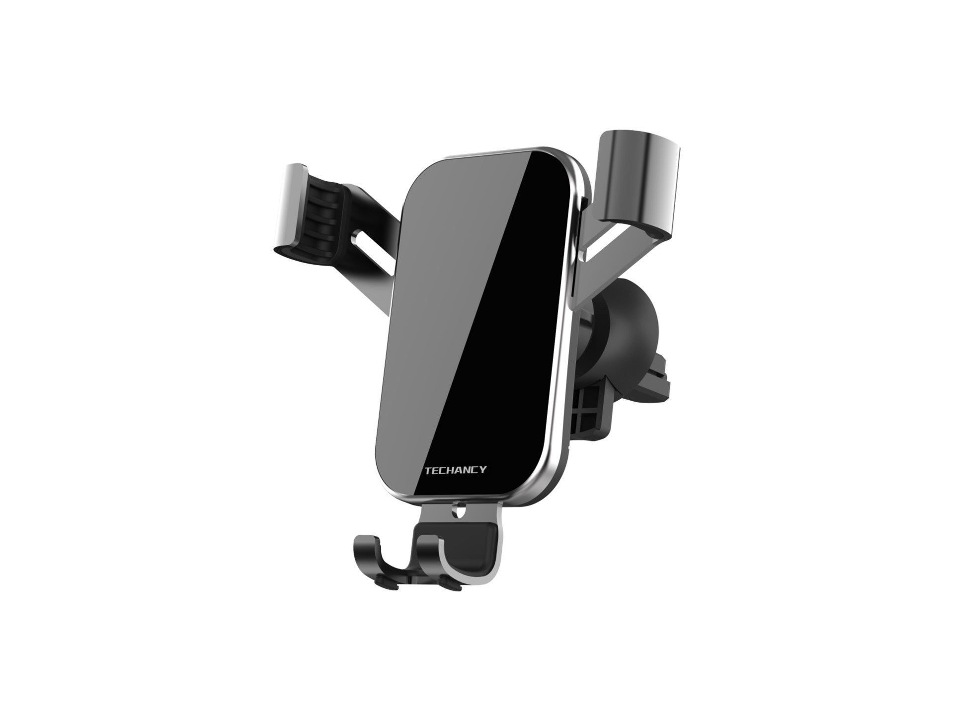 Techancy Suporte Para Telemóvel Para Automóvel Ti2283, Metal, Painel De Vidro Espelhado, Telemóveis De 4,7-7,2 Polegadas