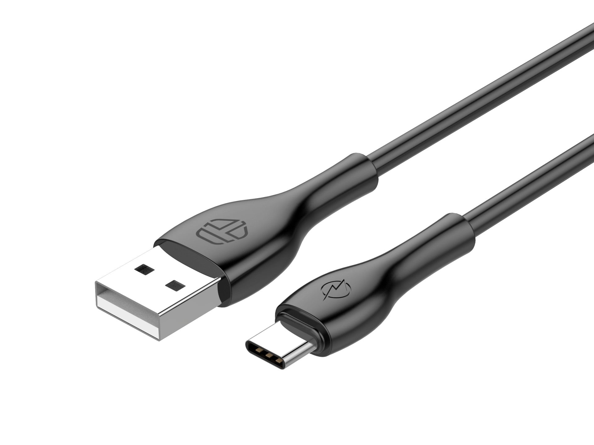Techancy Cabo De Dados Rápido 3a TB1727, Conetor Usb-Tipo-c, 1 Metro De Comprimento Para Transferência De Dados, Preto