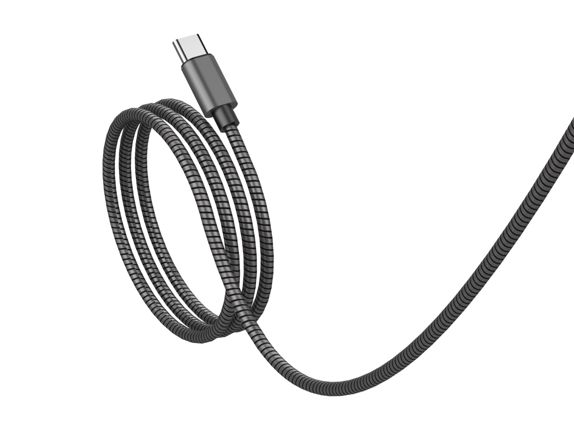 Techancy Cabo Usb C Para Lightning 1m TB1796, Design Totalmente Metálico, Resistente A Animais, Carregamento Rápido De 30 Watts