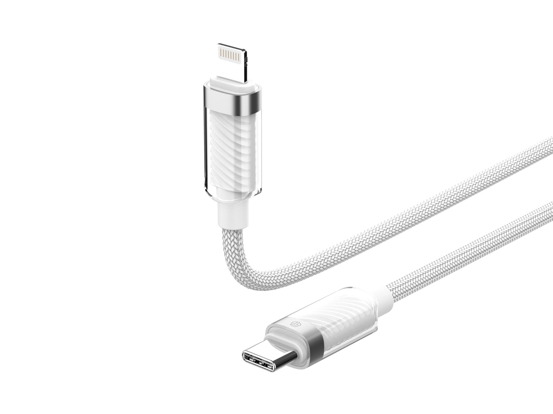 Techancy Cabo Usb-C Para Ip 11-14 Cabo De Dados 1m/27w Branco TB1798, Compatível Com Iphone/Ipad Carregamento Rápido E Dados