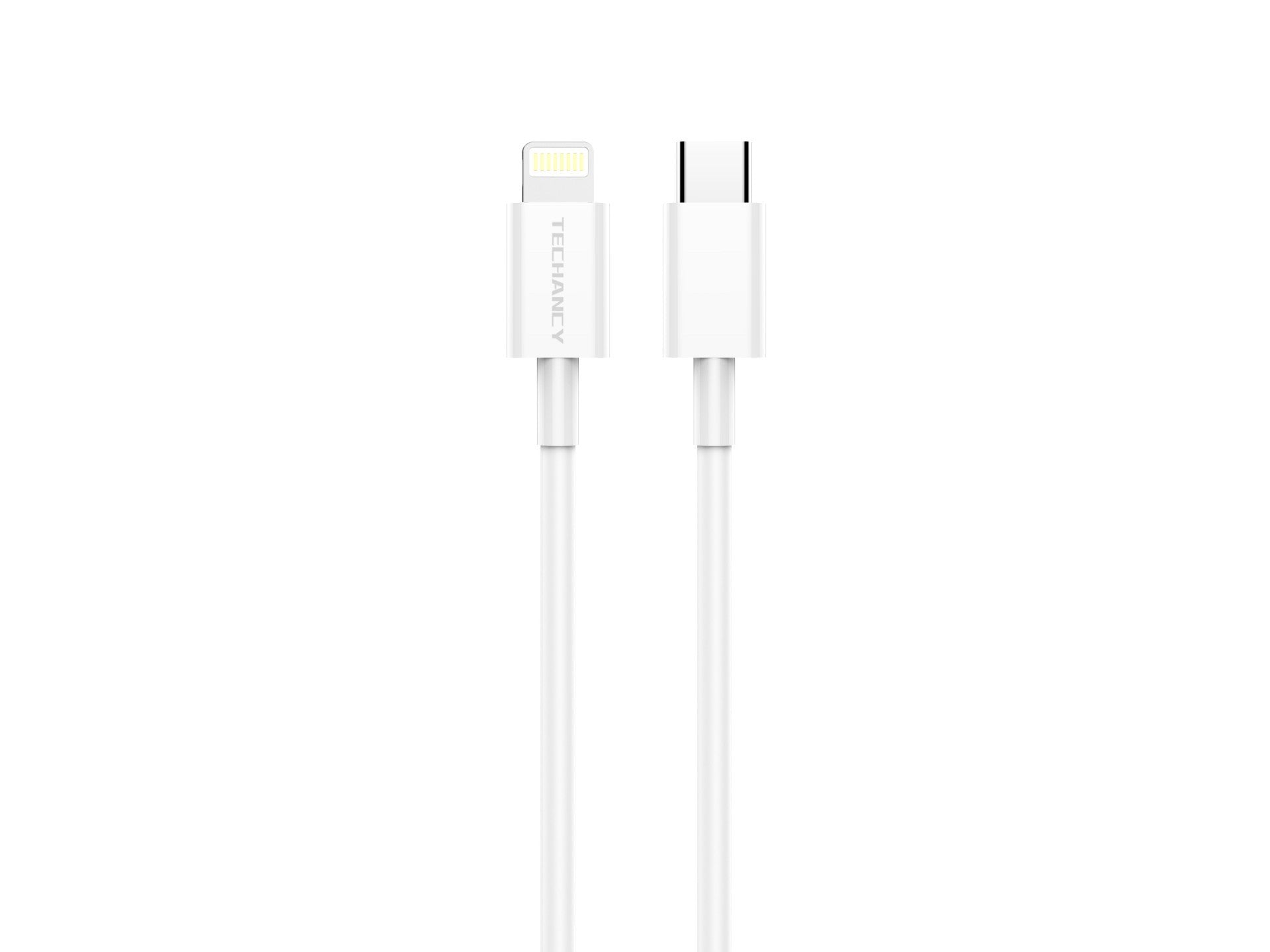 Cable de datos de carga rápida Techancy PD de 18 W, 1,2 m, TB1680, puerto USB-C, IP8/X/11-14, compatible con iPhone y iPad