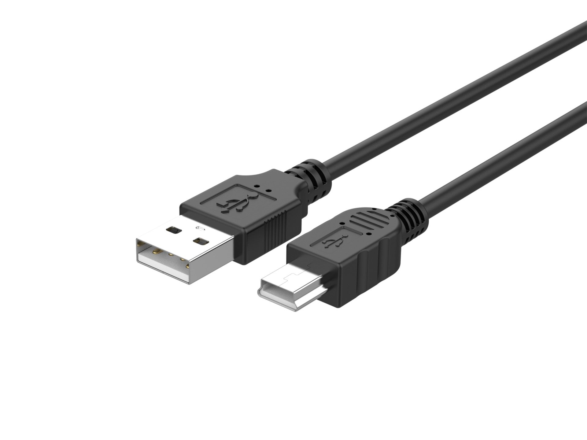 Techancy Cabo De Dados Usb Am Para Mini 5pin 1.5m Preto TB1777, Compatível Com Disco Rígido, Gravador De Automóvel, Utilização De Câmara
